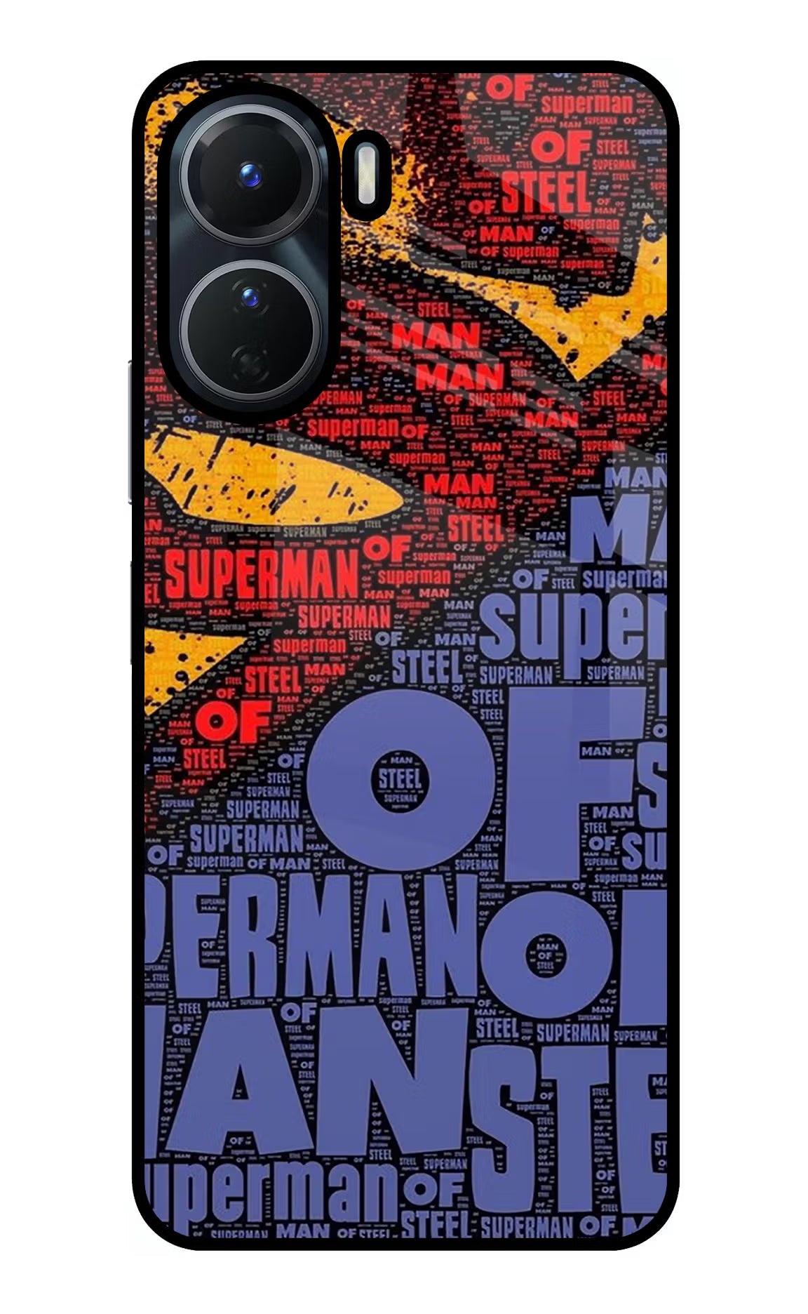 Superman Vivo Y56 5G Glass Case - Superman Vivo Y56 5G Glass Case Superman Vivo Y56 5G Glass Case