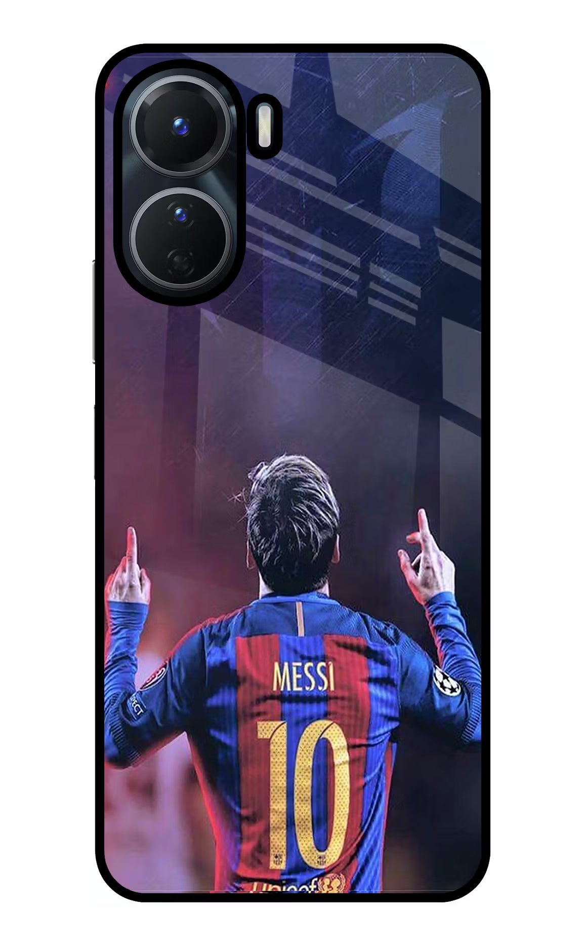 Messi Vivo Y56 5G Glass Case - Messi Vivo Y56 5G Glass Case Messi Vivo Y56 5G Glass Case