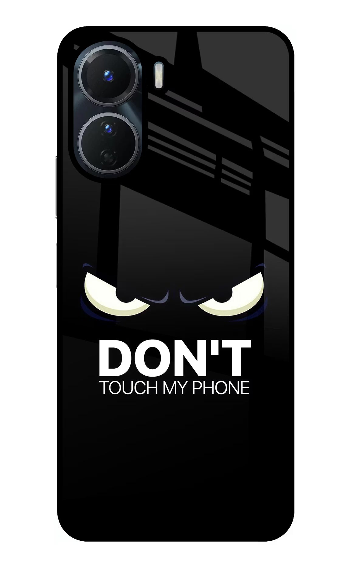 Don'T Touch My Phone Vivo Y56 5G Glass Case - Don'T Touch My Phone Vivo Y56 5G Glass Case Don'T Touch My Phone Vivo Y56 5G Glass Case
