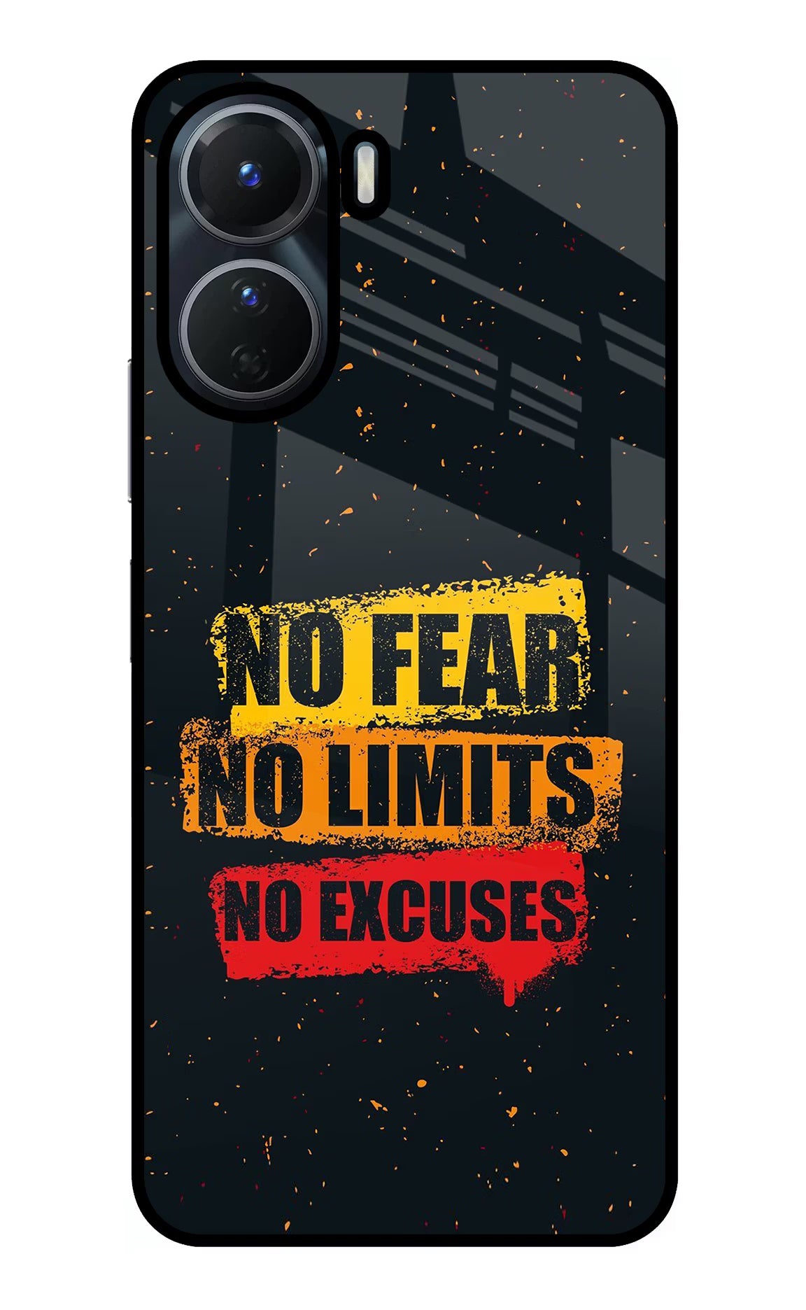 No Fear No Limits No Excuse Vivo Y56 5G Glass Case - No Fear No Limits No Excuse Vivo Y56 5G Glass Case No Fear No Limits No Excuse Vivo Y56 5G Glass Case