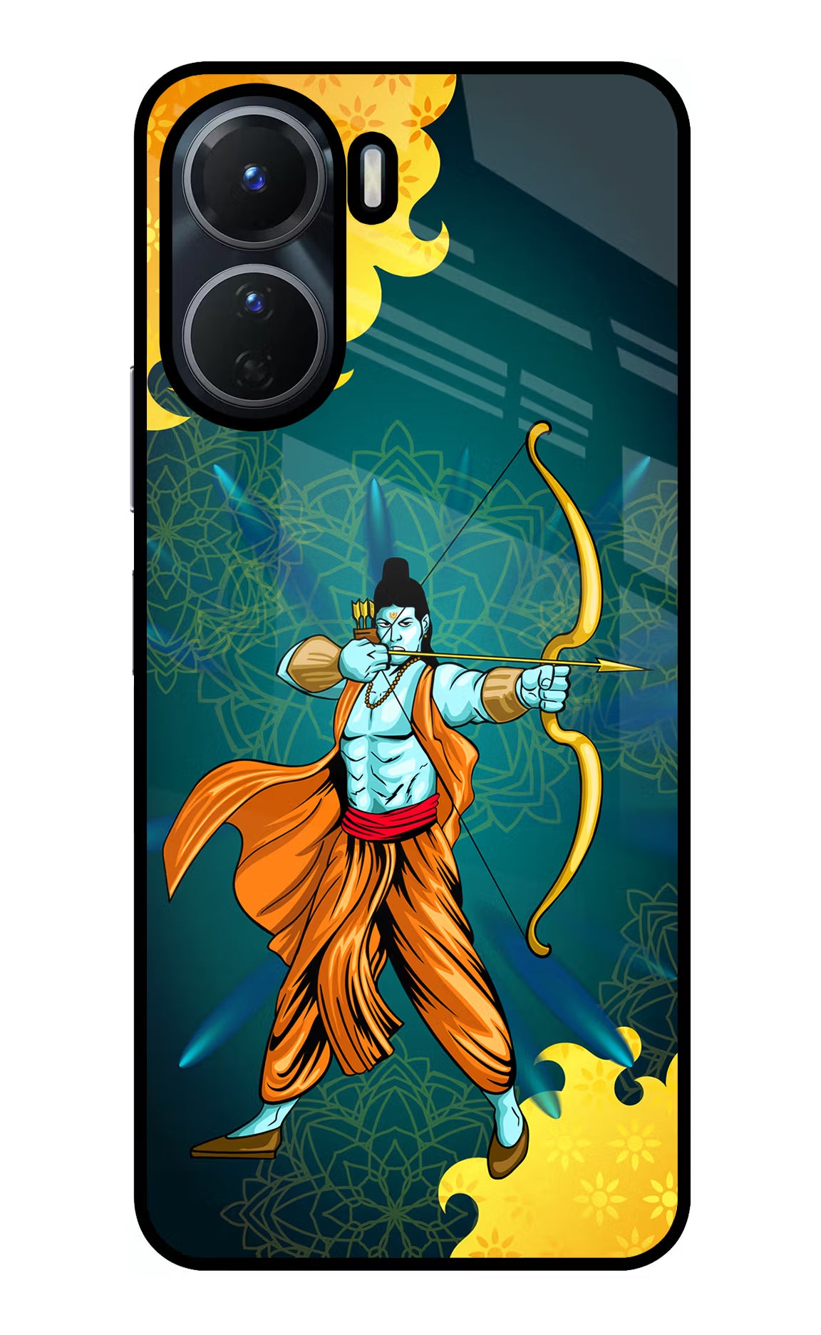 Lord Ram - 6 Vivo Y56 5G Glass Case - Lord Ram - 6 Vivo Y56 5G Glass Case Lord Ram - 6 Vivo Y56 5G Glass Case