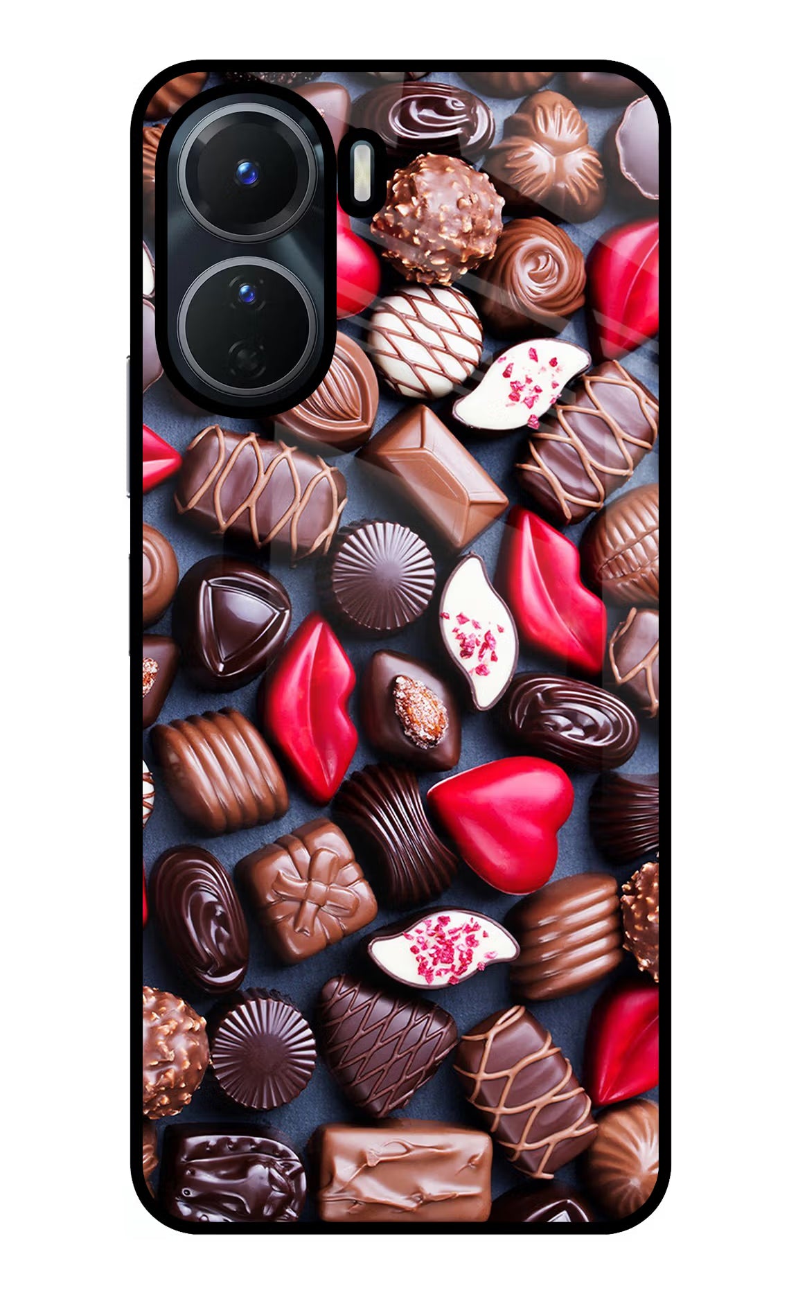 Chocolates Vivo Y56 5G Glass Case - Chocolates Vivo Y56 5G Glass Case Chocolates Vivo Y56 5G Glass Case
