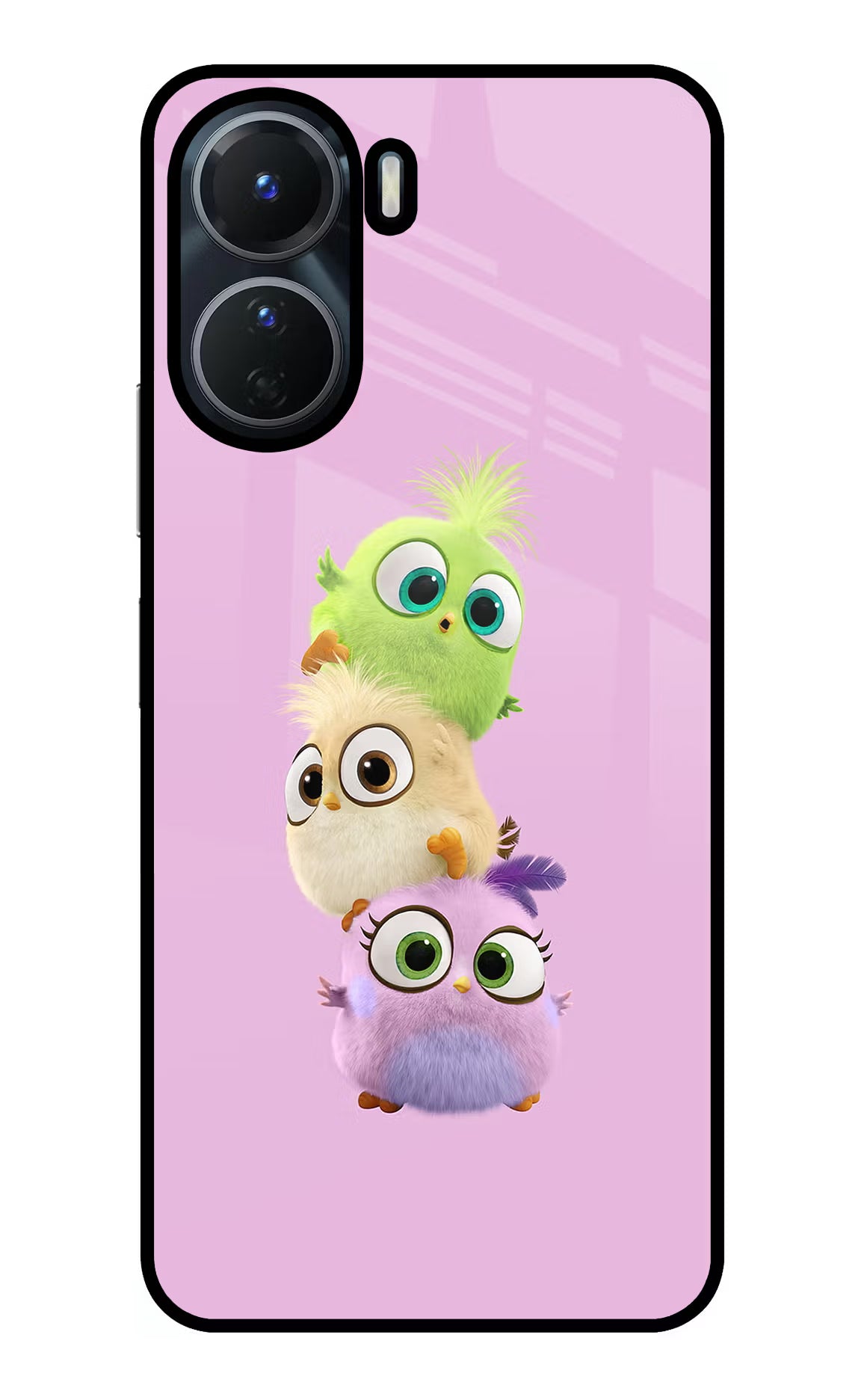 Cute Little Birds Vivo Y56 5G Glass Case - Cute Little Birds Vivo Y56 5G Glass Case Cute Little Birds Vivo Y56 5G Glass Case