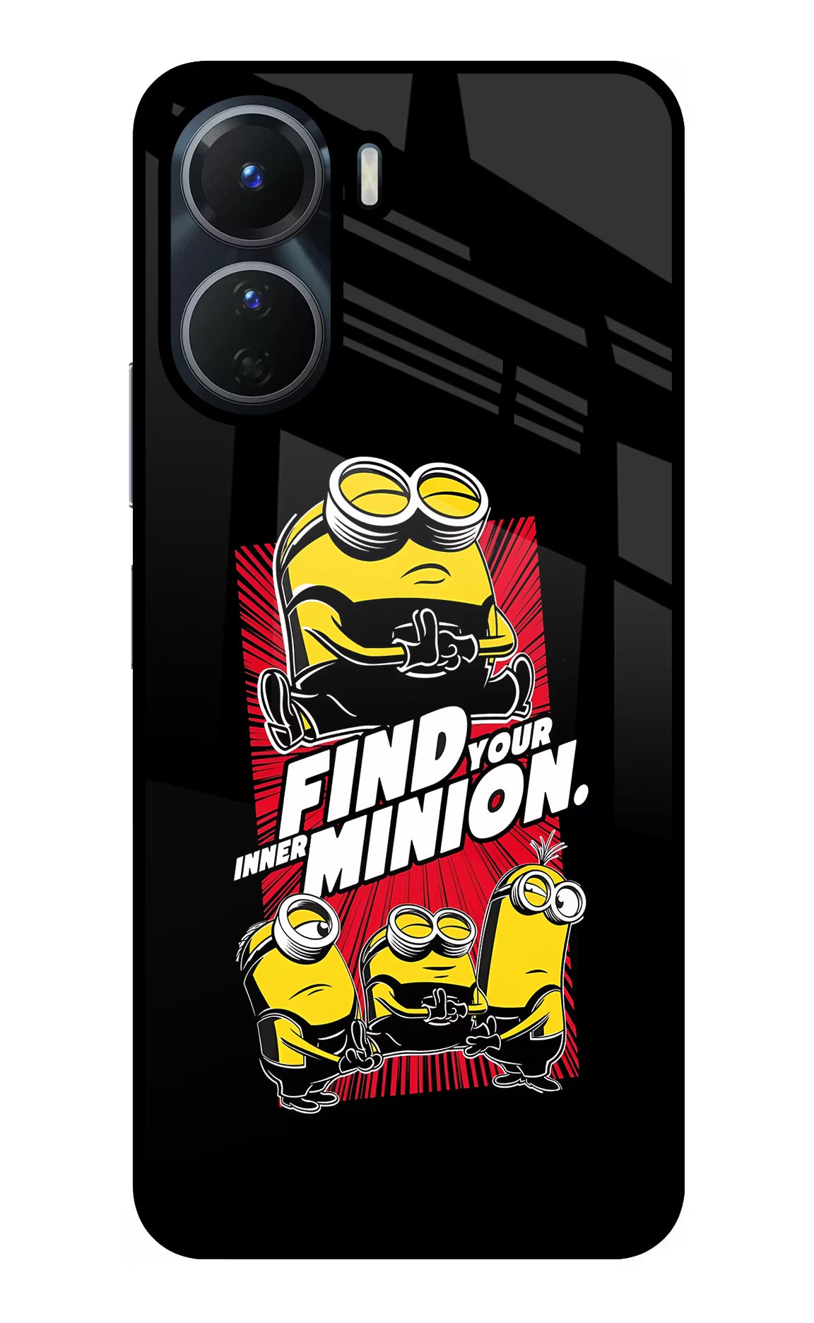 Find your inner Minion Vivo Y56 5G Glass Case - Find your inner Minion Vivo Y56 5G Glass Case Find your inner Minion Vivo Y56 5G Glass Case
