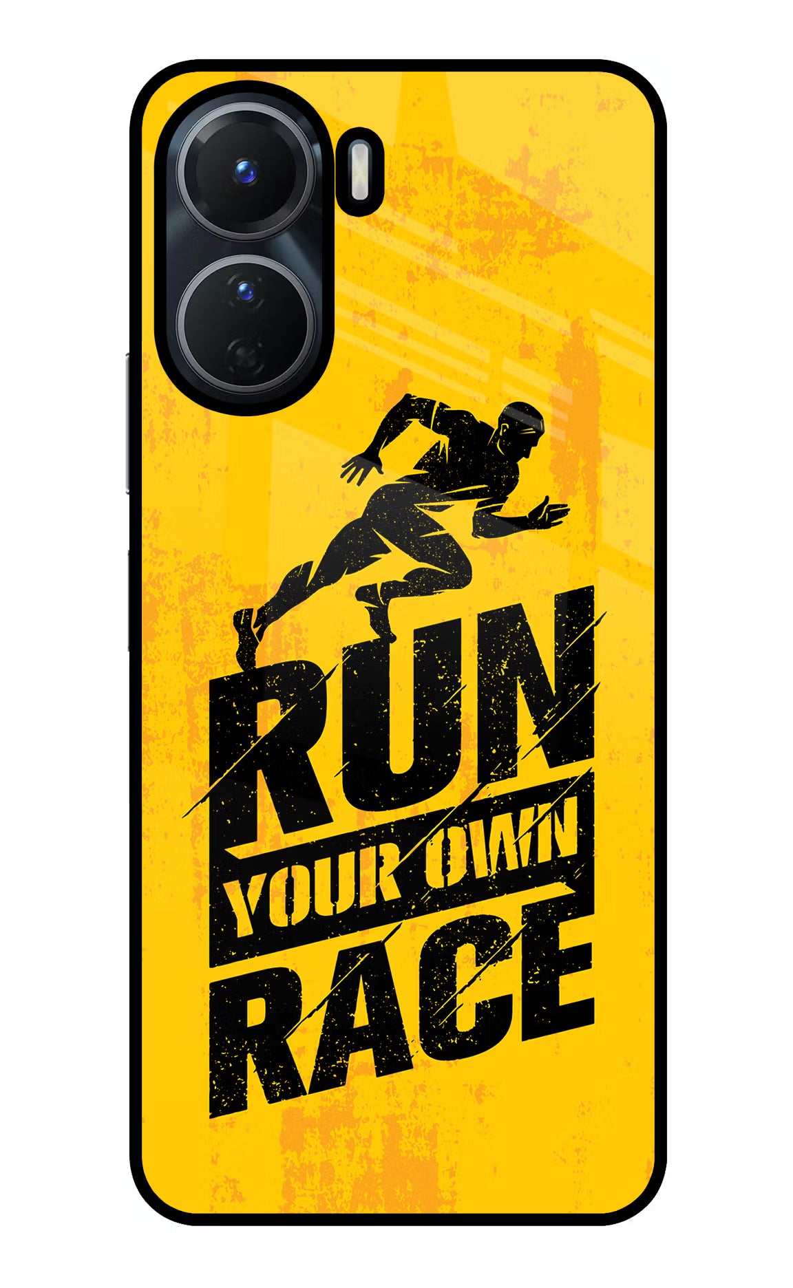 Run Your Own Race Vivo Y56 5G Glass Case - Run Your Own Race Vivo Y56 5G Glass Case Run Your Own Race Vivo Y56 5G Glass Case