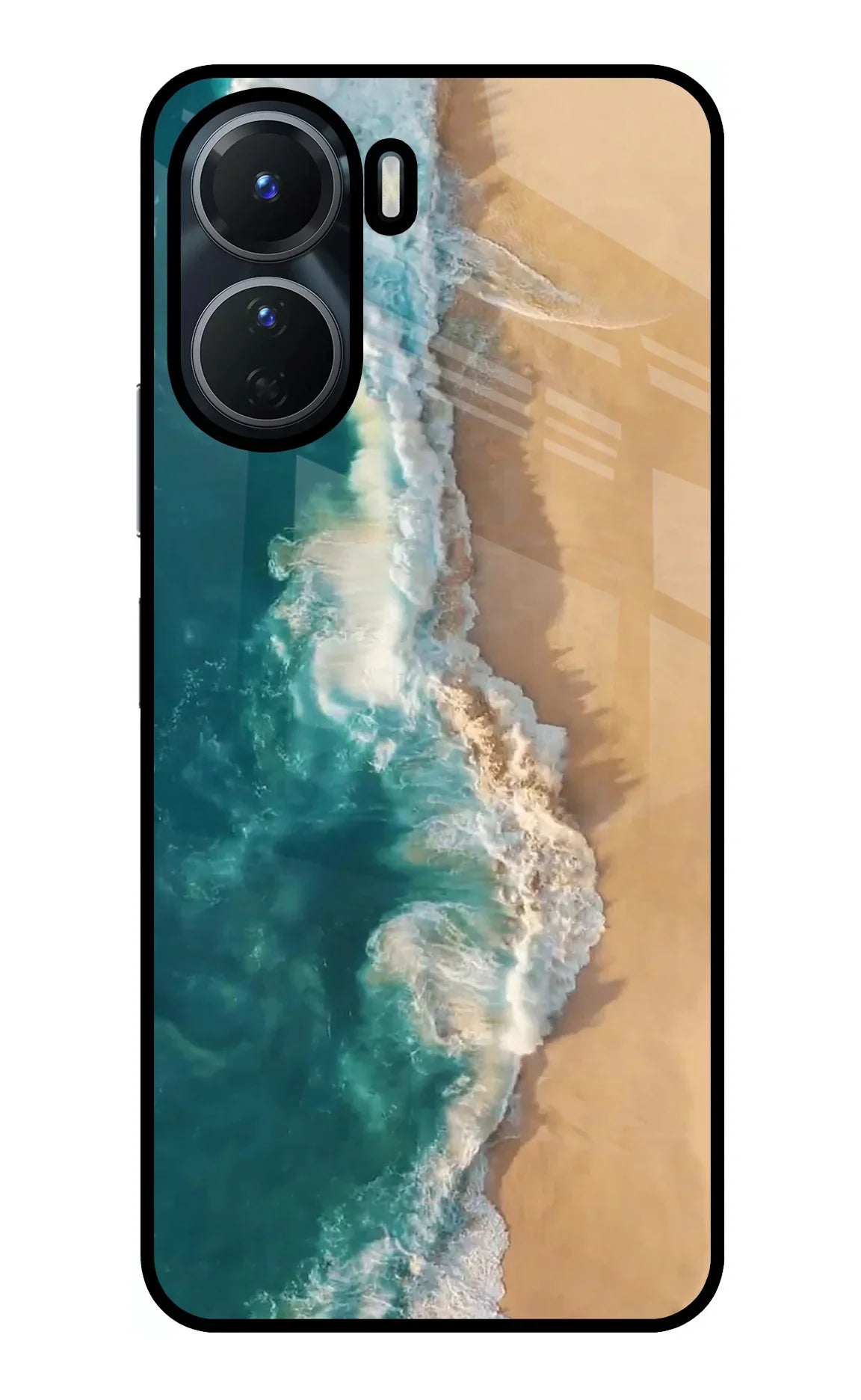 Ocean Beach Vivo Y56 5G Glass Case - Ocean Beach Vivo Y56 5G Glass Case Ocean Beach Vivo Y56 5G Glass Case