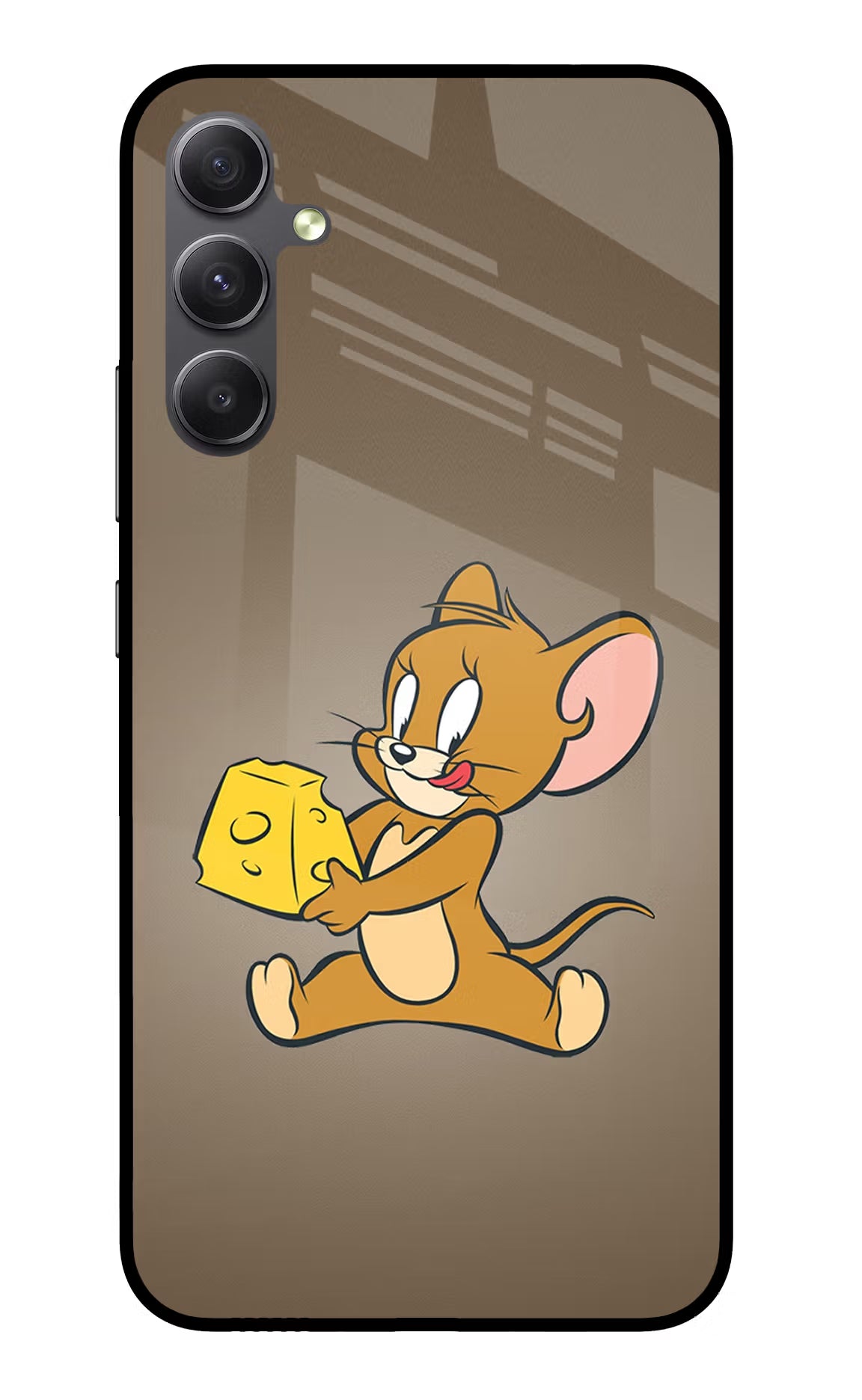 Jerry Samsung A34 5G Glass Case Back Cover by Casekaro