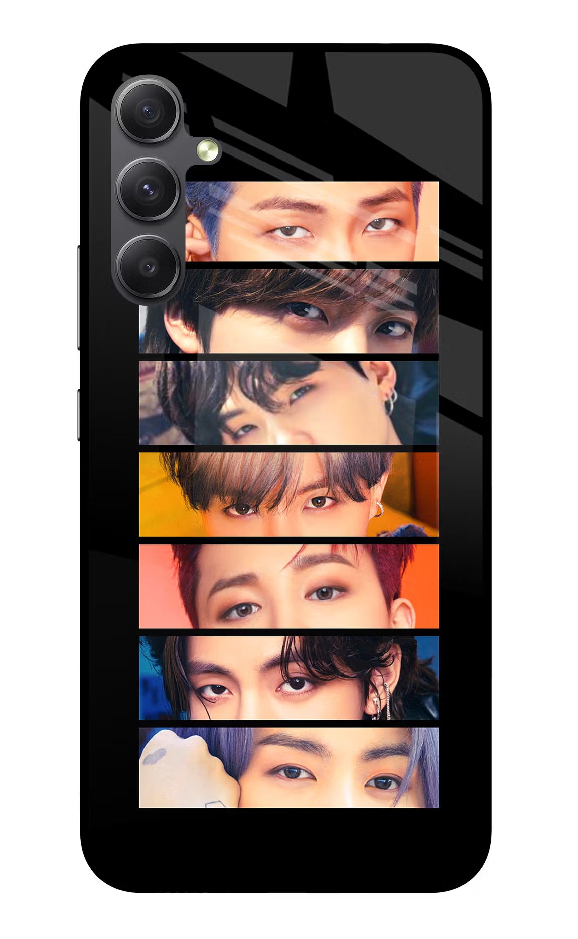 BTS Eyes Samsung A34 5G Glass Case - BTS Eyes Samsung A34 5G Glass Case BTS Eyes Samsung A34 5G Glass Case