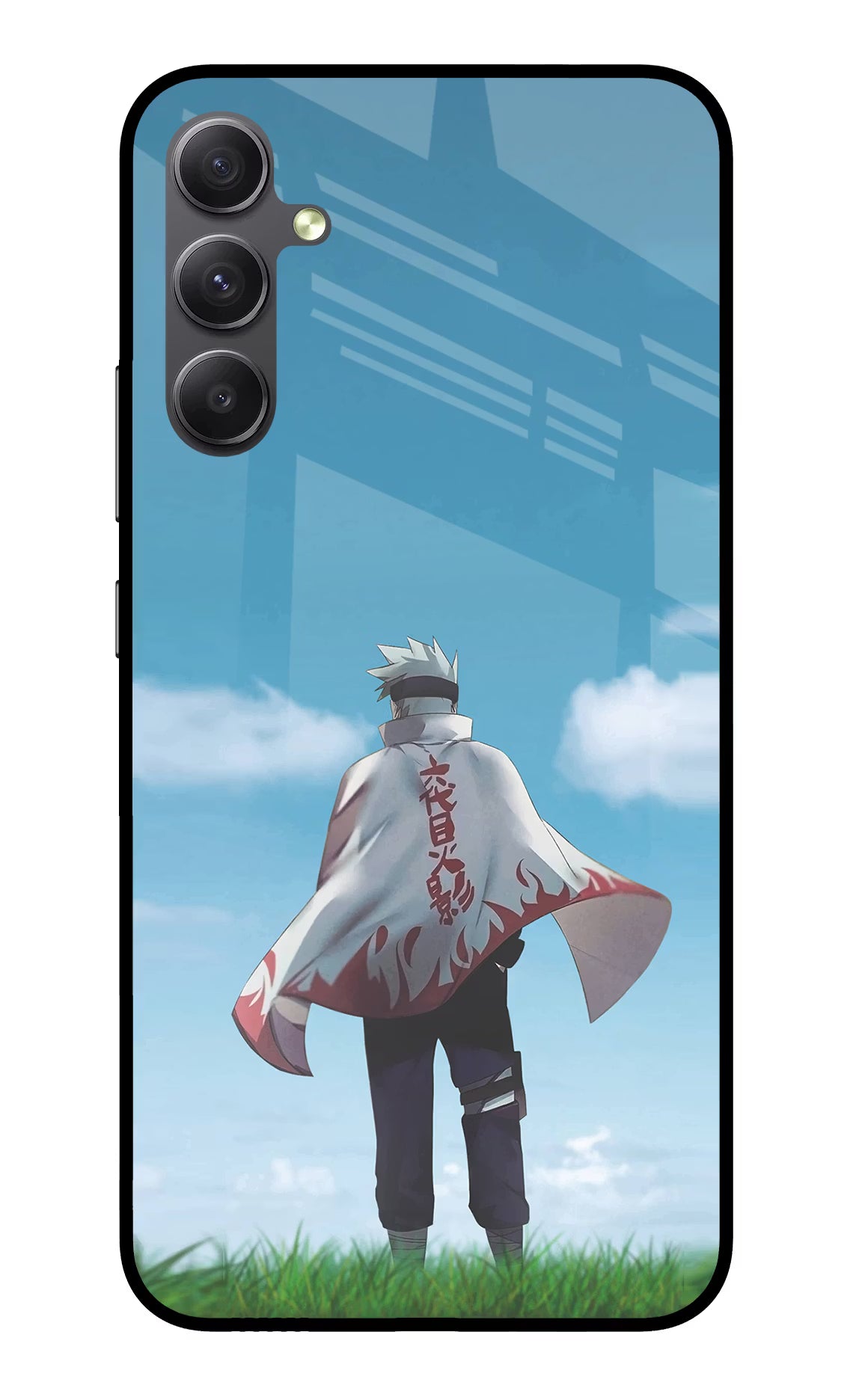 Kakashi Samsung A34 5G Glass Case - Kakashi Samsung A34 5G Glass Case Kakashi Samsung A34 5G Glass Case