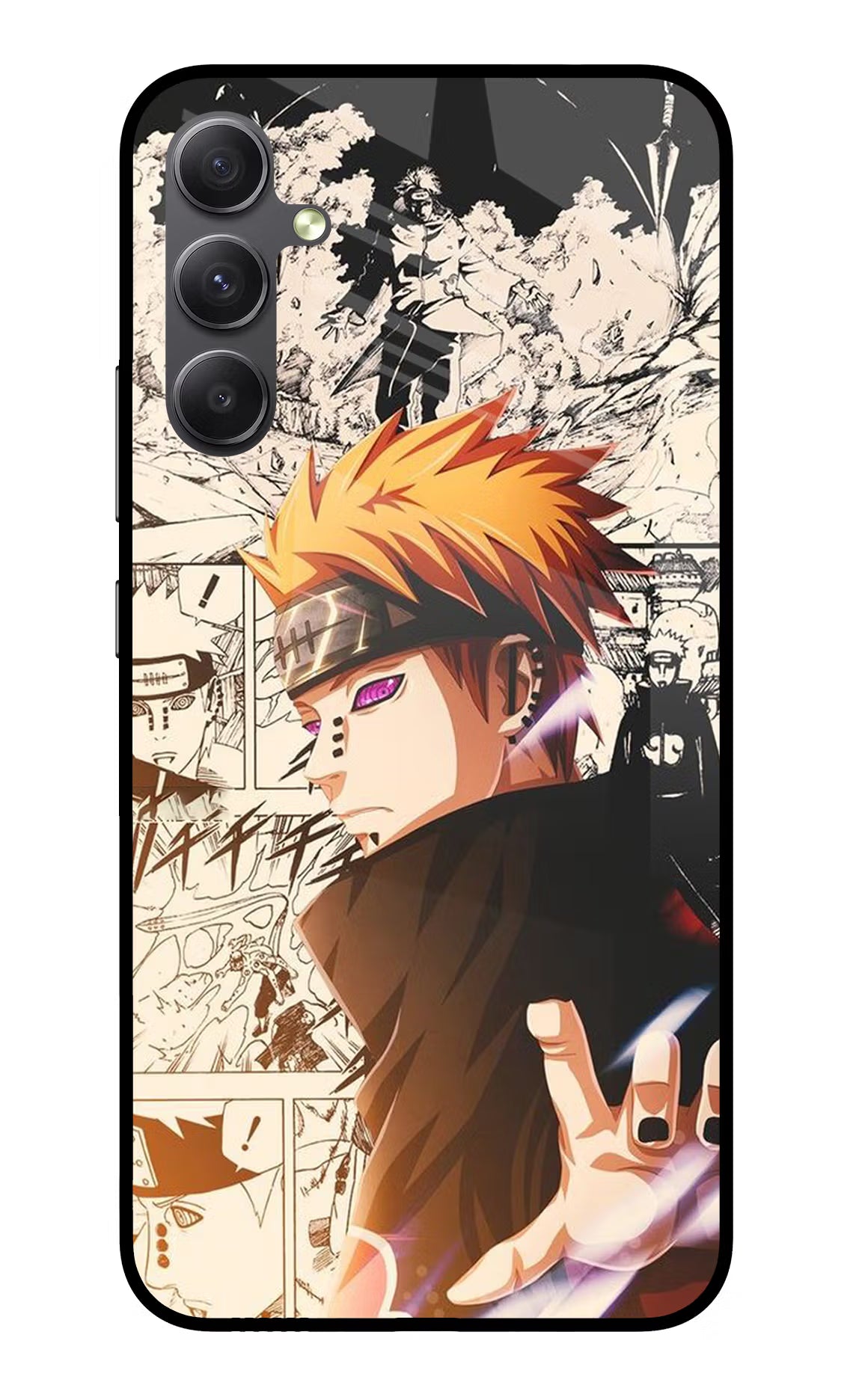 Pain Anime Samsung A34 5G Glass Case - Pain Anime Samsung A34 5G Glass Case Pain Anime Samsung A34 5G Glass Case