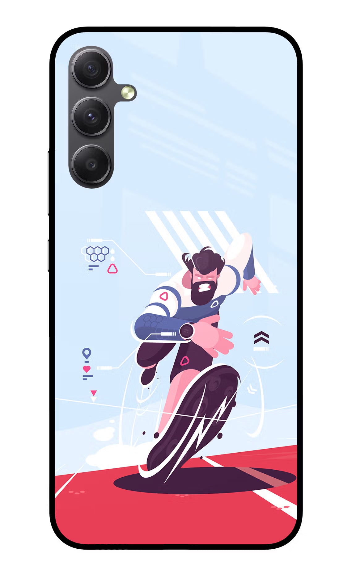 Run Pro Samsung A34 5G Glass Case - Run Pro Samsung A34 5G Glass Case Run Pro Samsung A34 5G Glass Case