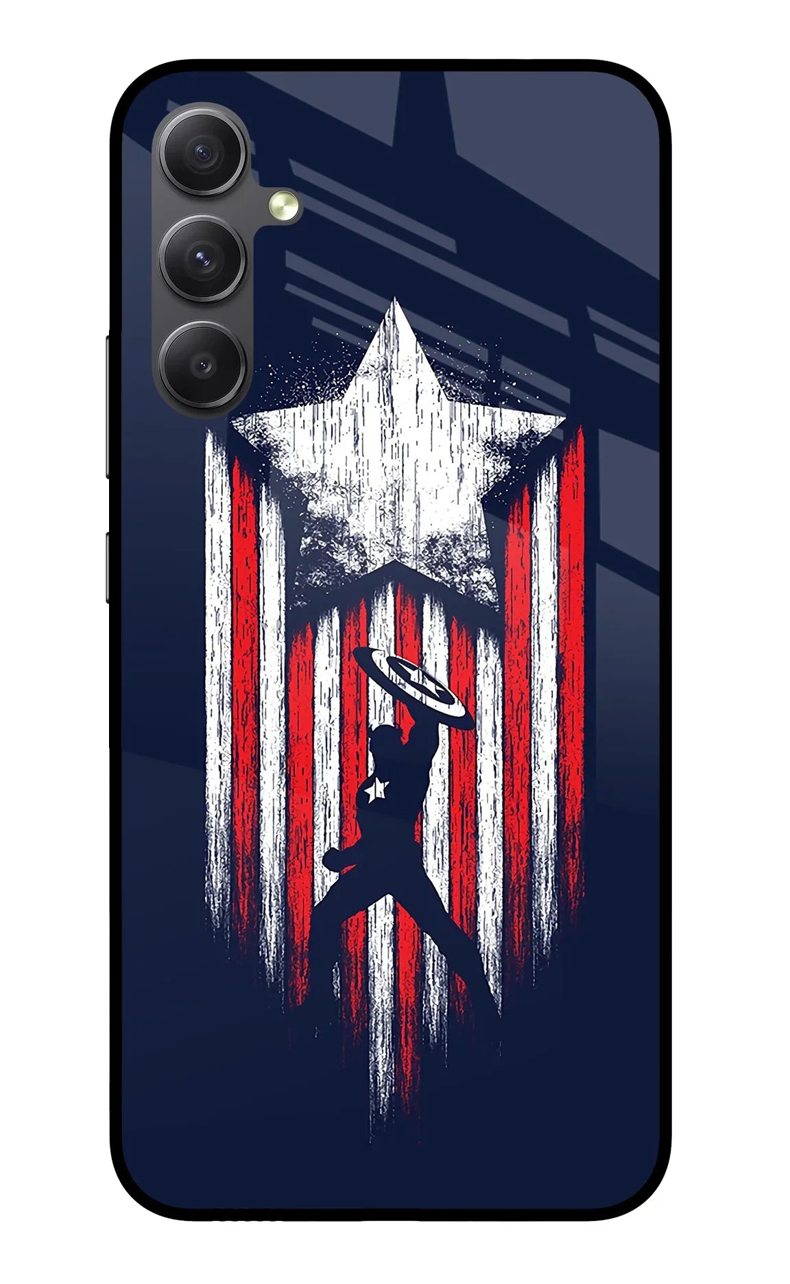 Captain America Marvel Art Samsung A34 5G Glass Case - Captain America Marvel Art Samsung A34 5G Glass Case Captain America Marvel Art Samsung A34 5G Glass Case