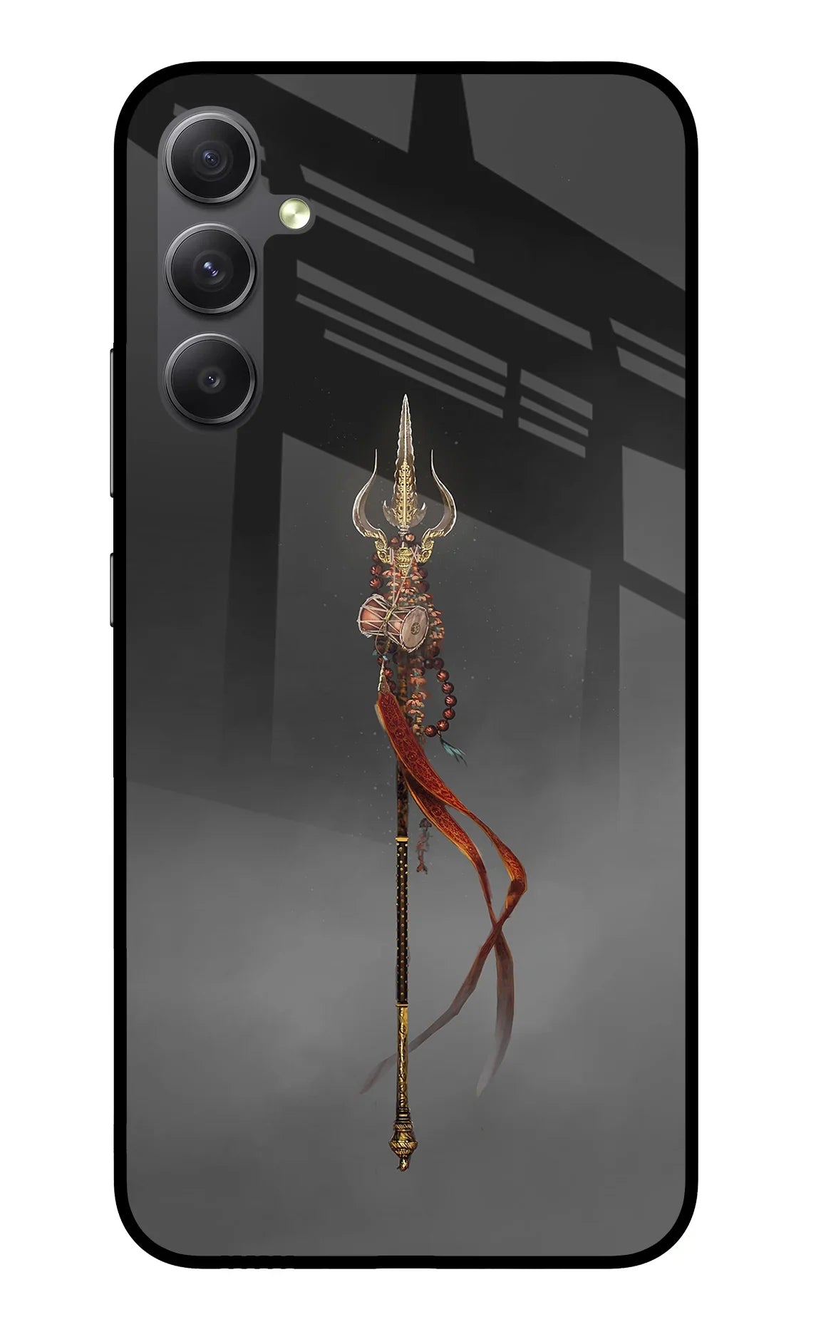 Shiv Trishul Samsung A34 5G Glass Case - Shiv Trishul Samsung A34 5G Glass Case Shiv Trishul Samsung A34 5G Glass Case
