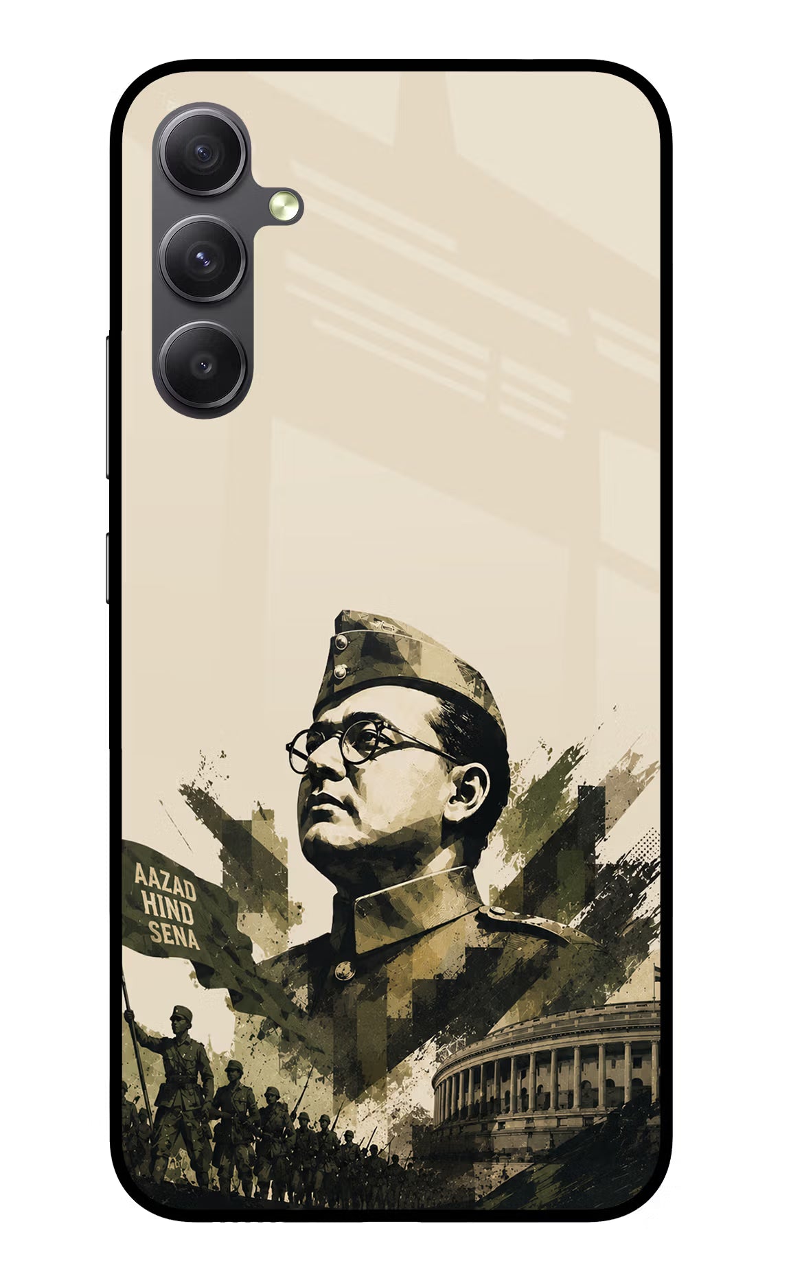 Netaji Rising Samsung A34 5G Glass Case - Netaji Rising Samsung A34 5G Glass Case Netaji Rising Samsung A34 5G Glass Case