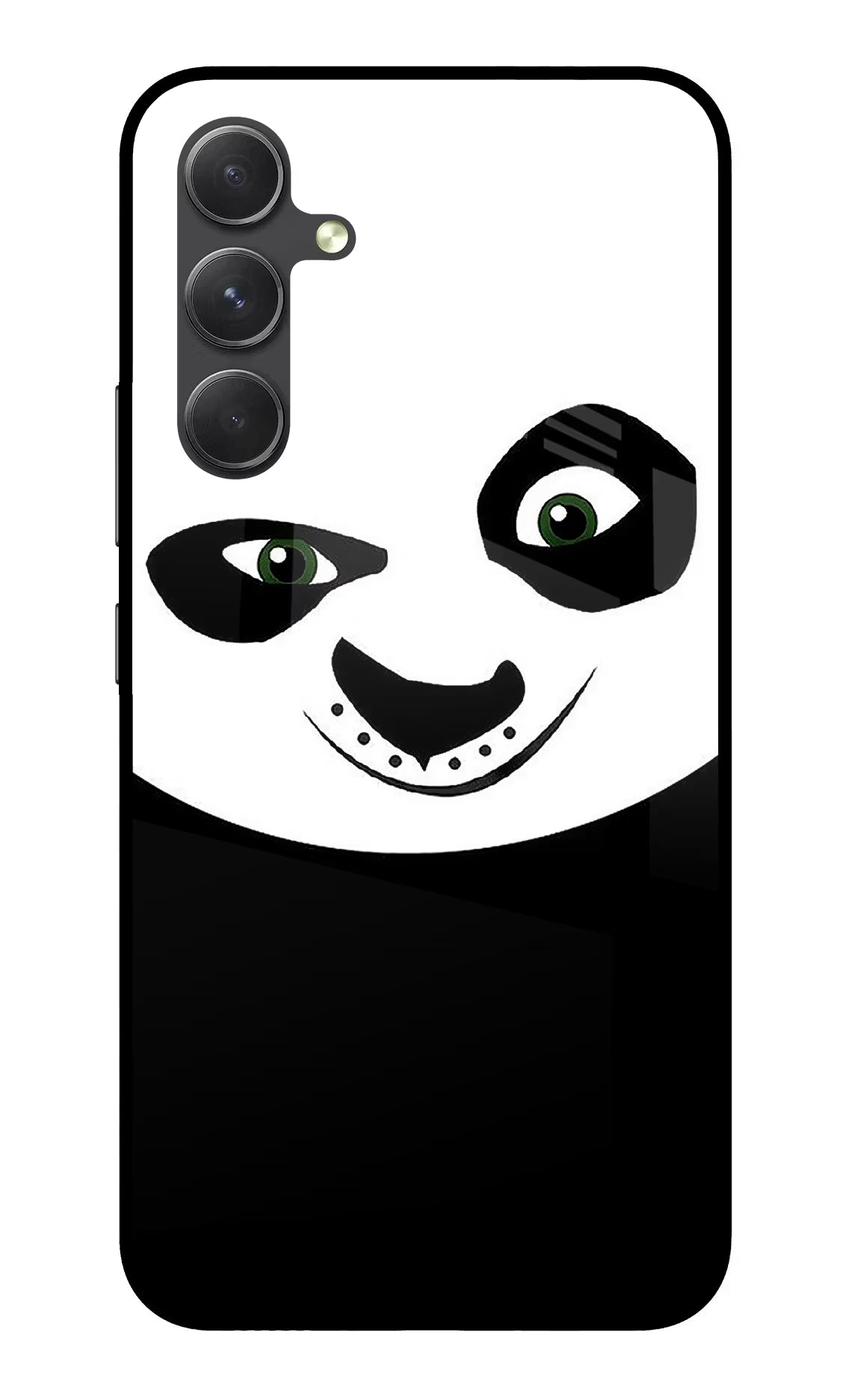 Panda Samsung A54 5G Back Cover - Panda Samsung A54 5G Glass Case Back Cover by Casekaro Panda Samsung A54 5G Glass Case Back Cover by Casekaro