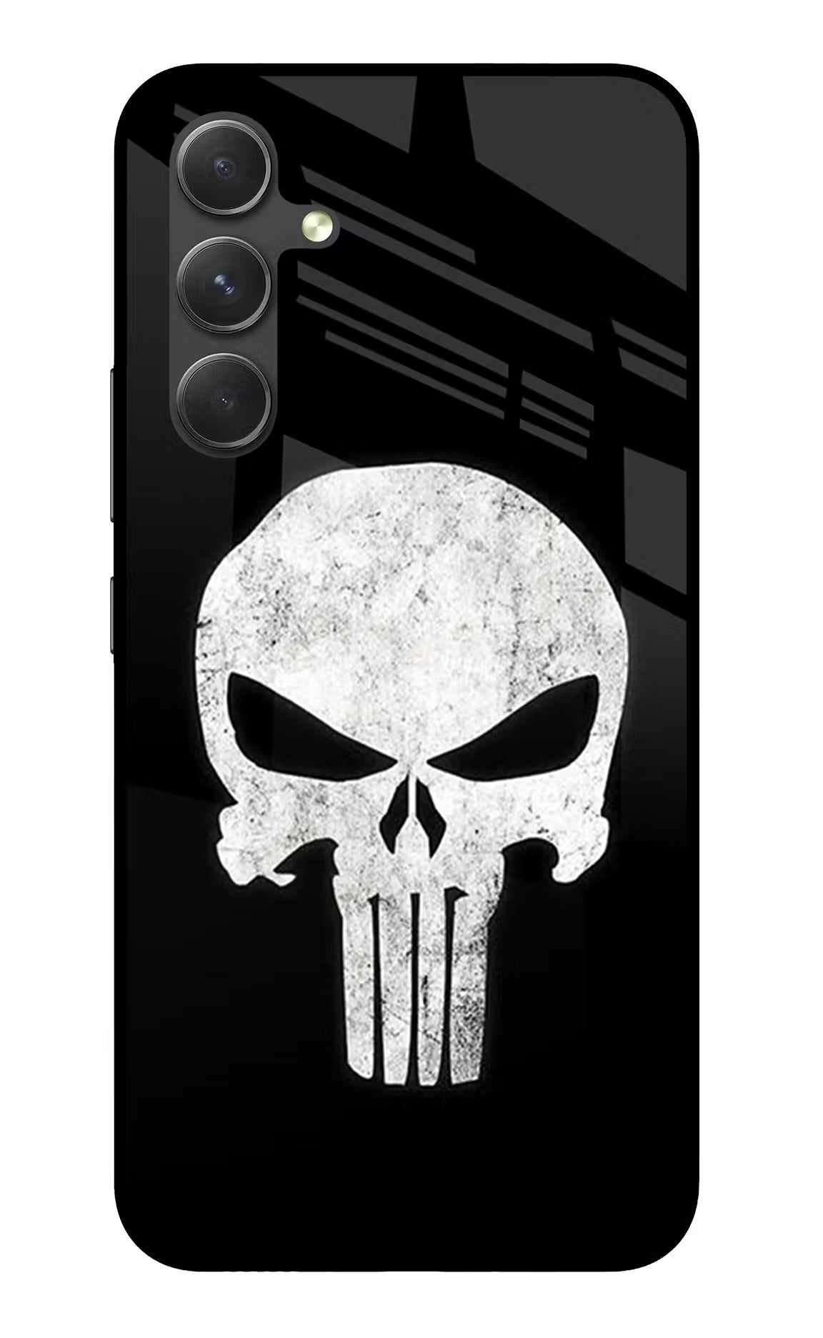 Punisher Skull Samsung A54 5G Glass Case - Punisher Skull Samsung A54 5G Glass Case Punisher Skull Samsung A54 5G Glass Case