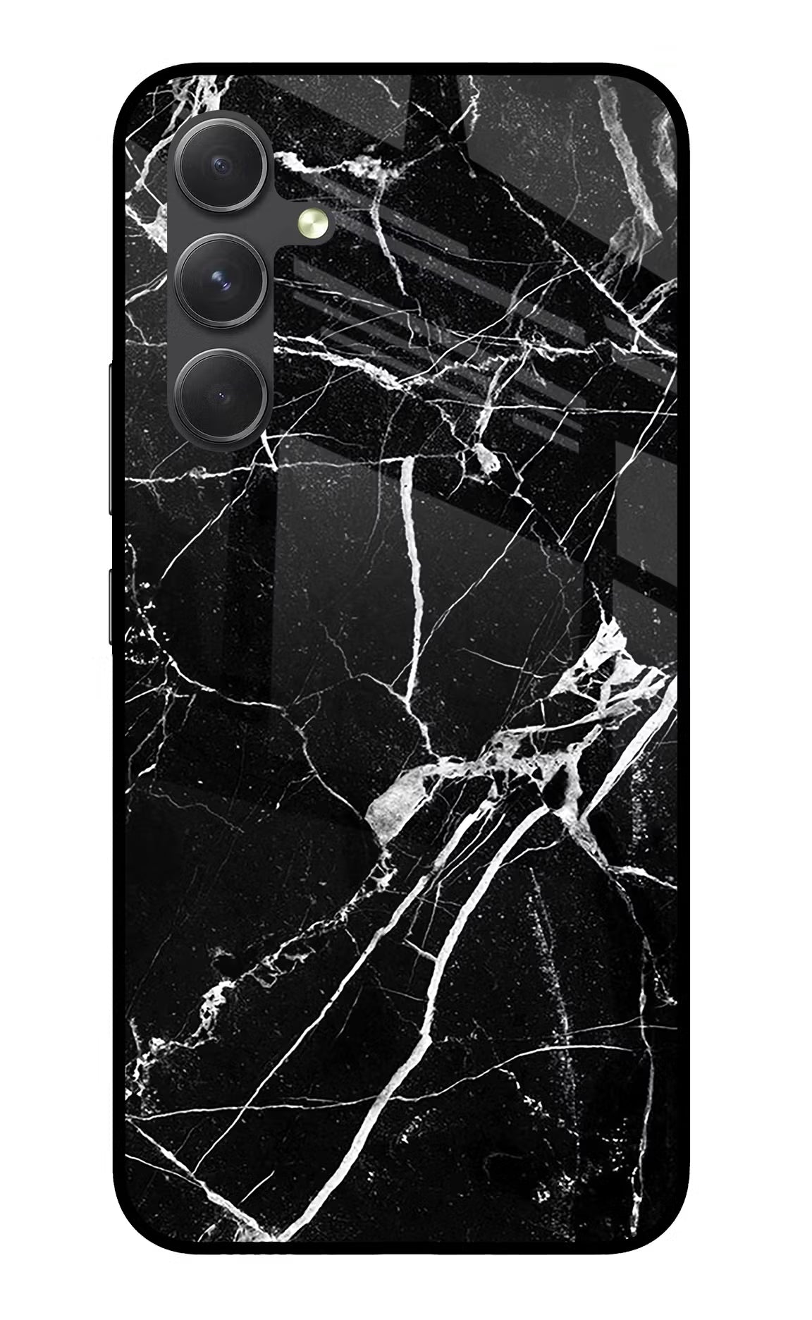 Black Marble Pattern Samsung A54 5G Glass Case - Black Marble Pattern Samsung A54 5G Glass Case Black Marble Pattern Samsung A54 5G Glass Case