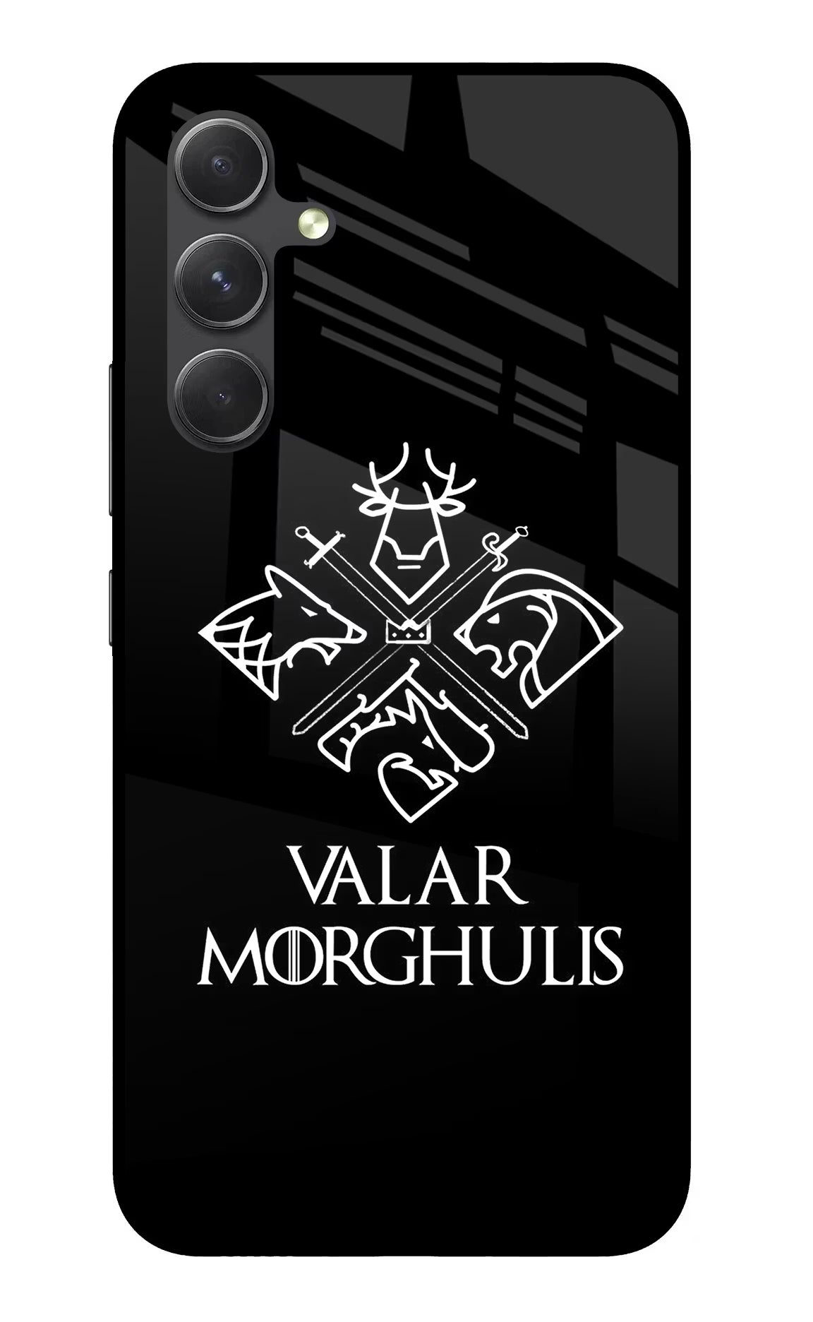 Valar Morghulis | Game Of Thrones Samsung A54 5G Glass Case - Valar Morghulis | Game Of Thrones Samsung A54 5G Glass Case Valar Morghulis | Game Of Thrones Samsung A54 5G Glass Case