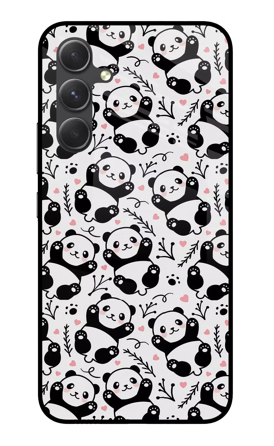 Cute Panda Samsung A54 5G Glass Case - Cute Panda Samsung A54 5G Glass Case Cute Panda Samsung A54 5G Glass Case