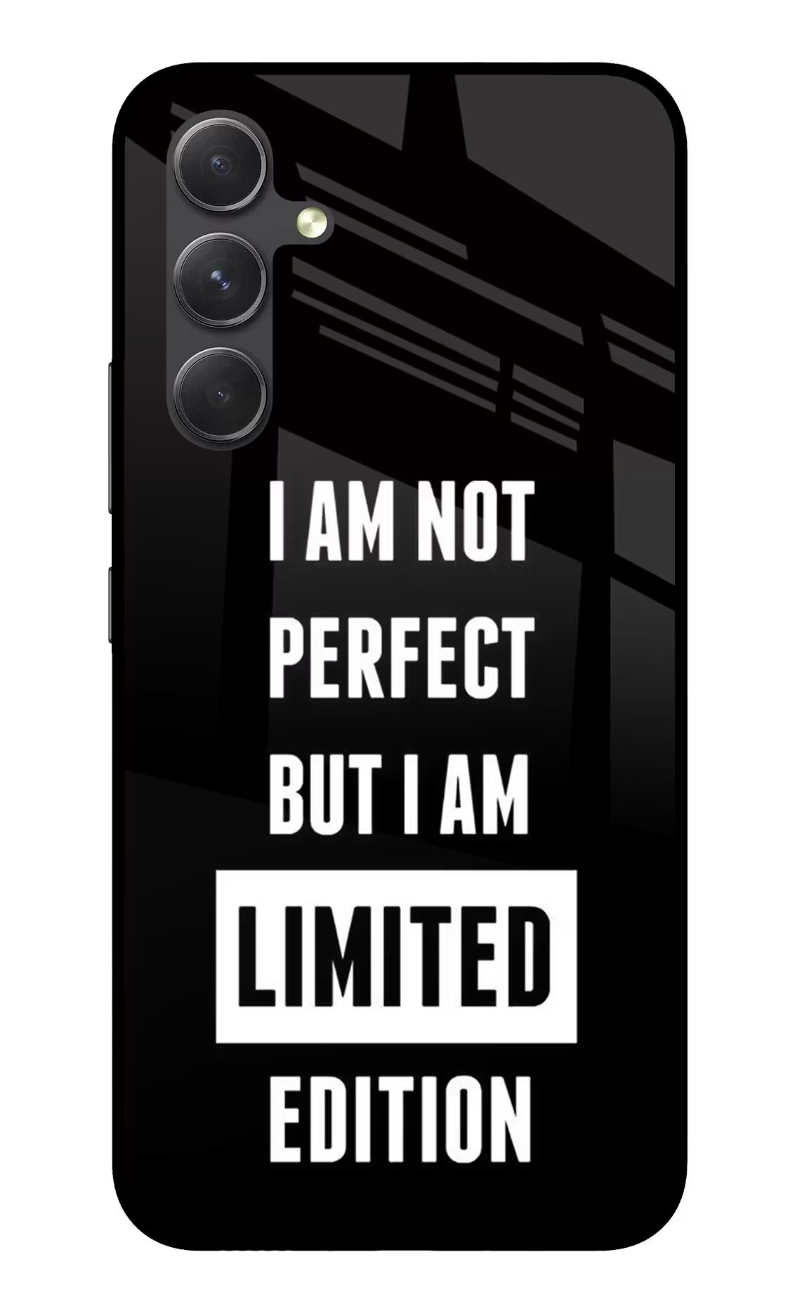 I Am Not Perfect But I Am Limited Edition Samsung A54 5G Glass Case - I Am Not Perfect But I Am Limited Edition Samsung A54 5G Glass Case I Am Not Perfect But I Am Limited Edition Samsung A54 5G Glass Case