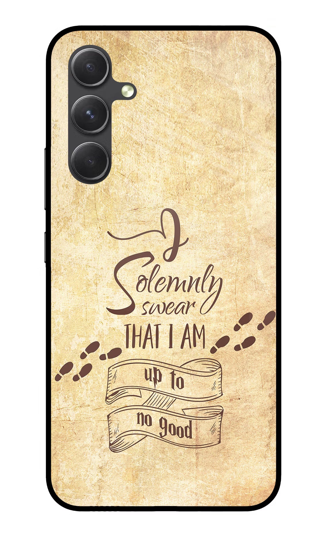 I Solemnly swear that i up to no good Samsung A54 5G Back Cover - I Solemnly swear that i up to no good Samsung A54 5G Glass Case Back Cover by Casekaro I Solemnly swear that i up to no good Samsung A54 5G Glass Case Back Cover by Casekaro