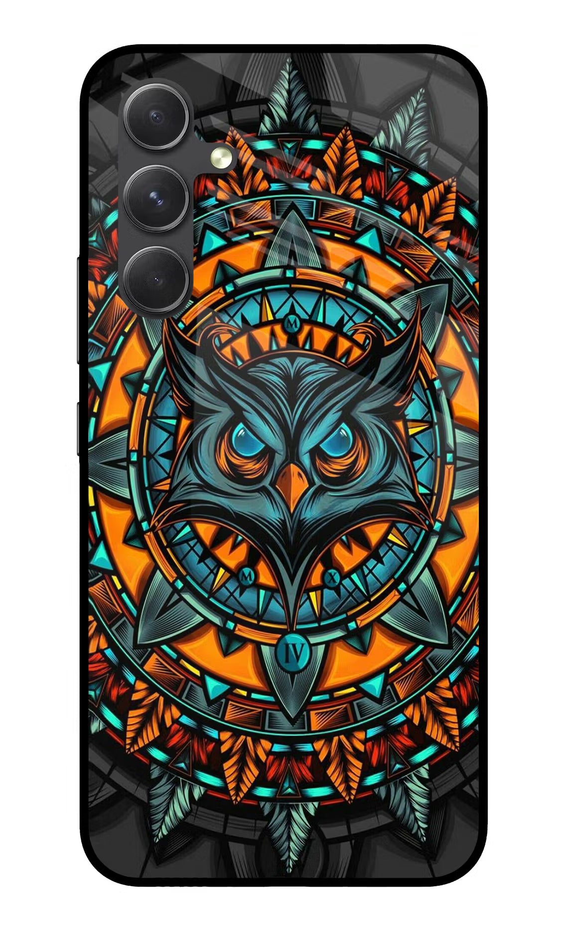 Angry Owl Art Samsung A54 5G Glass Case - Angry Owl Art Samsung A54 5G Glass Case Angry Owl Art Samsung A54 5G Glass Case