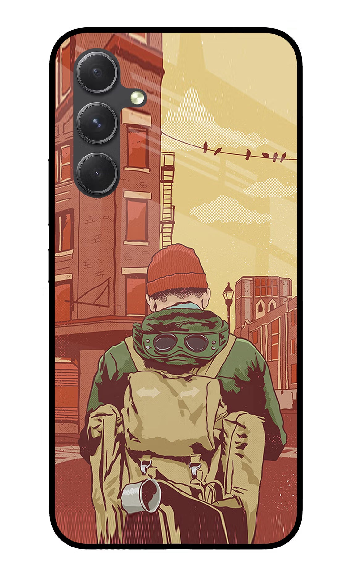 Adventurous Samsung A54 5G Back Cover - Adventurous Samsung A54 5G Glass Case Back Cover by Casekaro Adventurous Samsung A54 5G Glass Case Back Cover by Casekaro
