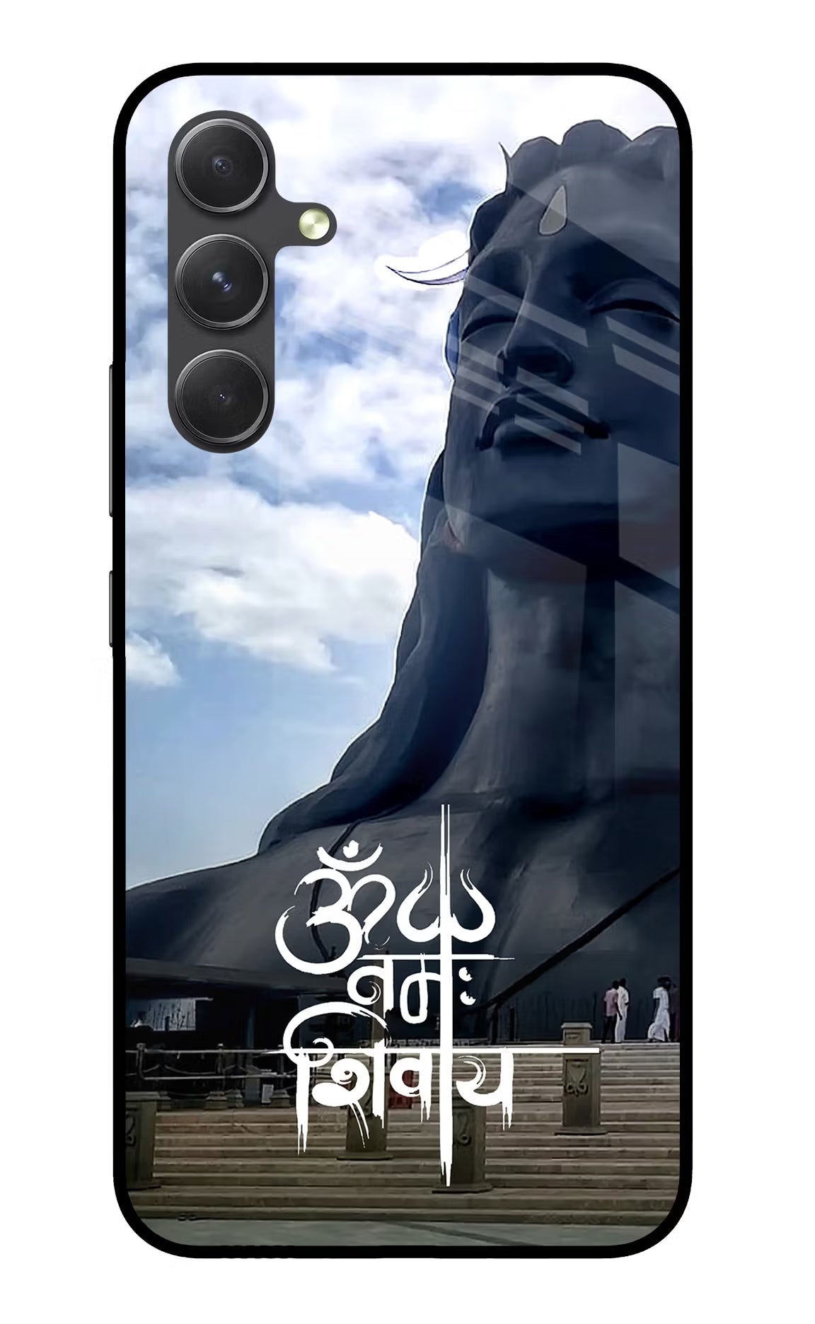 Om Namah Shivay Samsung A54 5G Glass Case - Om Namah Shivay Samsung A54 5G Glass Case Om Namah Shivay Samsung A54 5G Glass Case