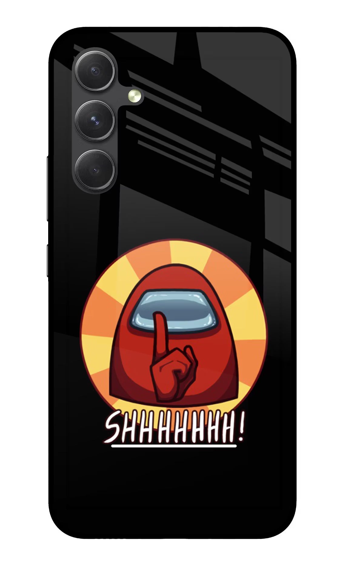 Among Us Shhh! Samsung A54 5G Glass Case - Among Us Shhh! Samsung A54 5G Glass Case Among Us Shhh! Samsung A54 5G Glass Case