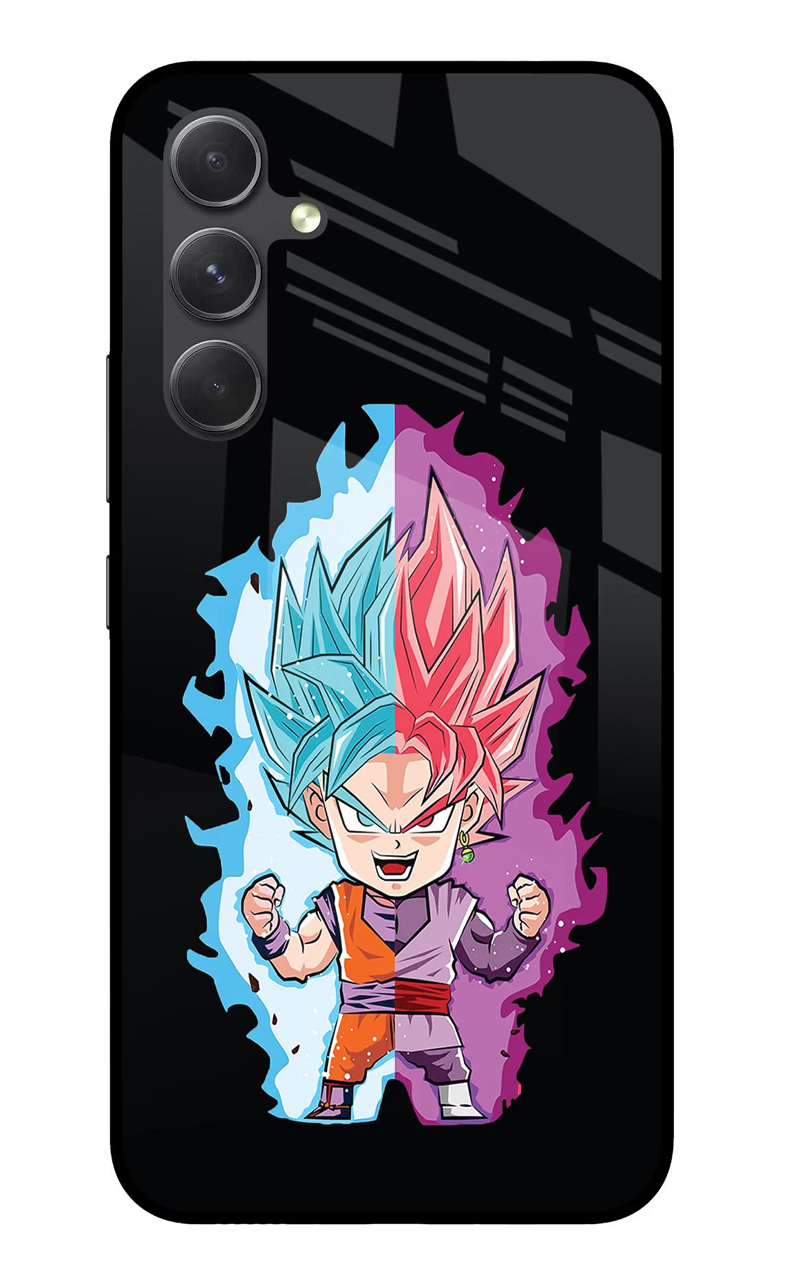 Chota Goku Samsung A54 5G Glass Case - Chota Goku Samsung A54 5G Glass Case Chota Goku Samsung A54 5G Glass Case