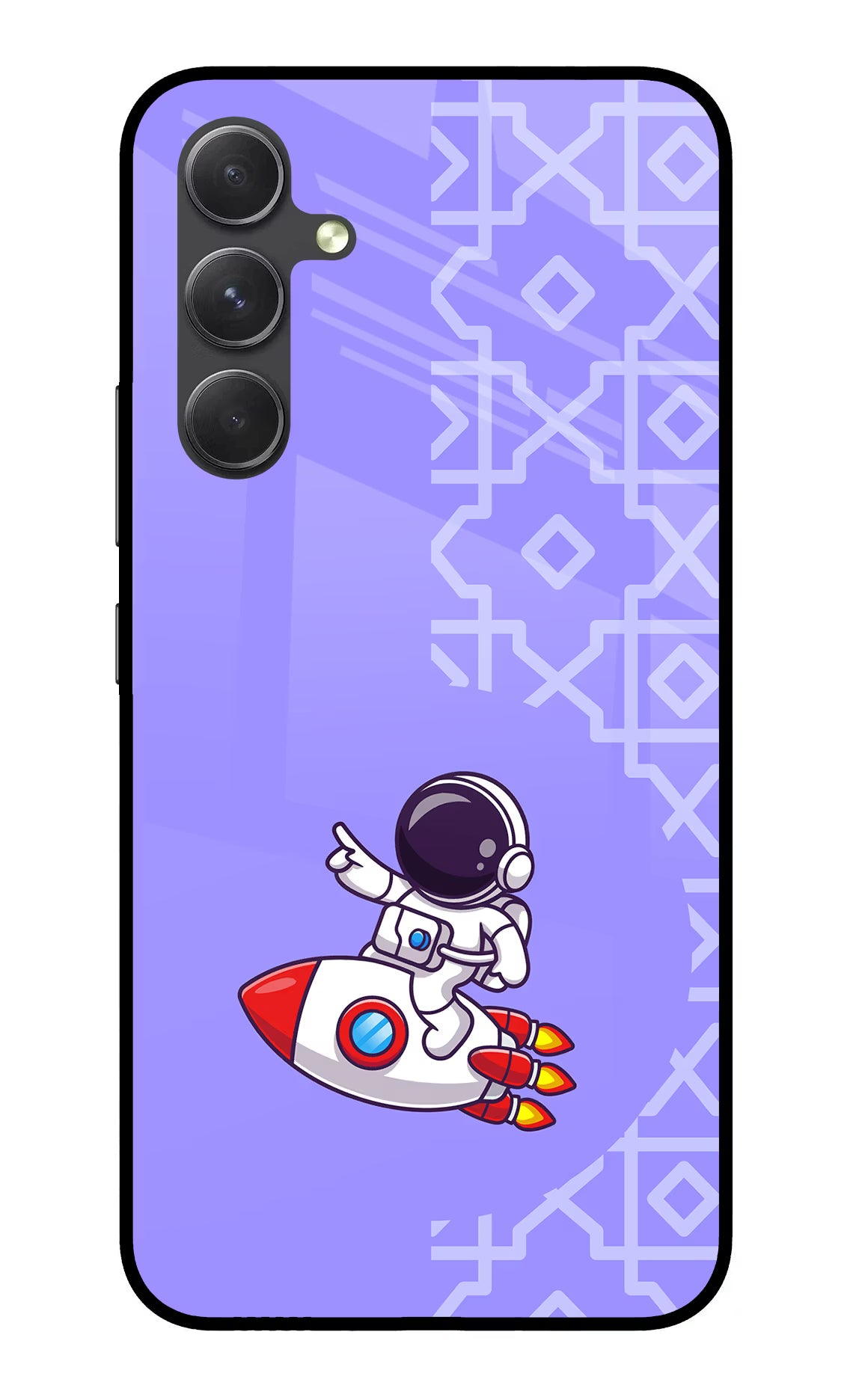 Cute Astronaut Samsung A54 5G Glass Case - Cute Astronaut Samsung A54 5G Glass Case Cute Astronaut Samsung A54 5G Glass Case
