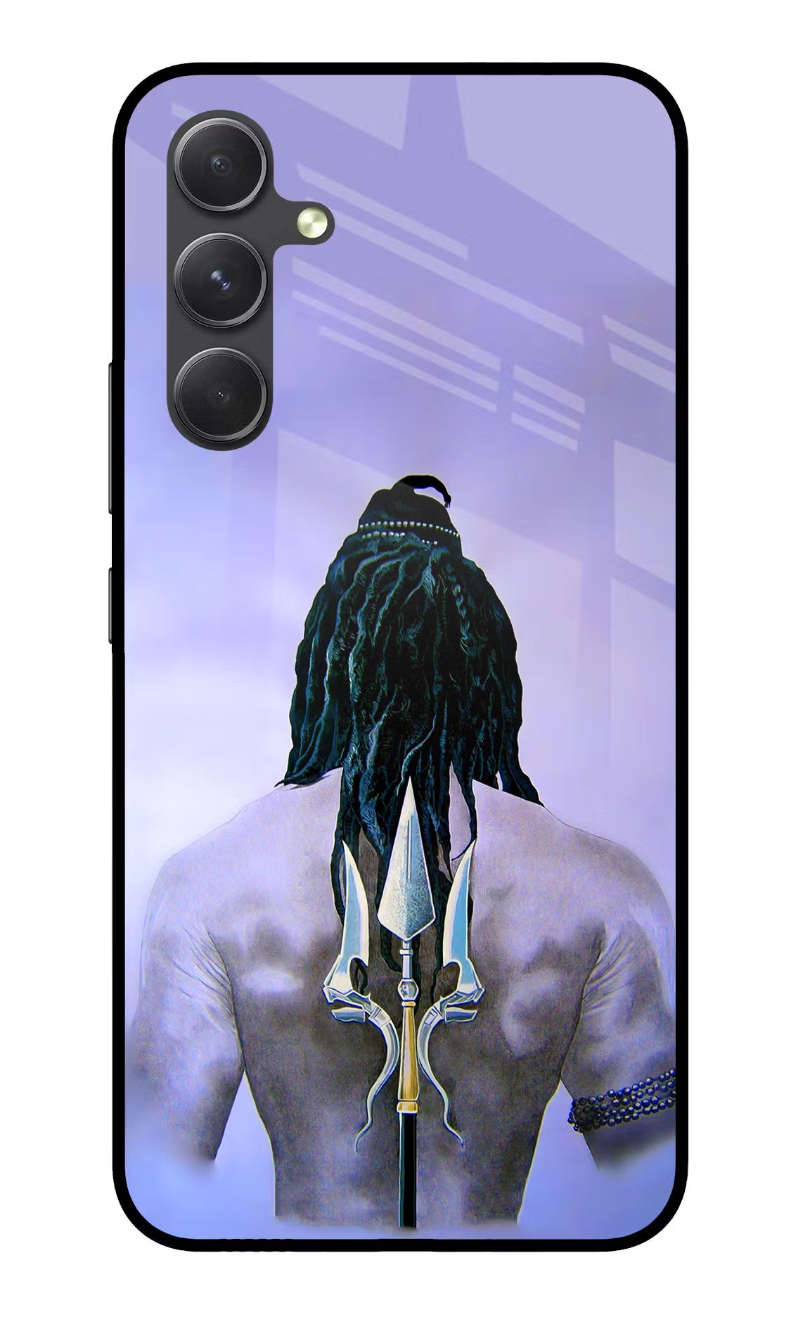 Shiva Samsung A54 5G Back Cover - Shiva Samsung A54 5G Glass Case Back Cover by Casekaro Shiva Samsung A54 5G Glass Case Back Cover by Casekaro