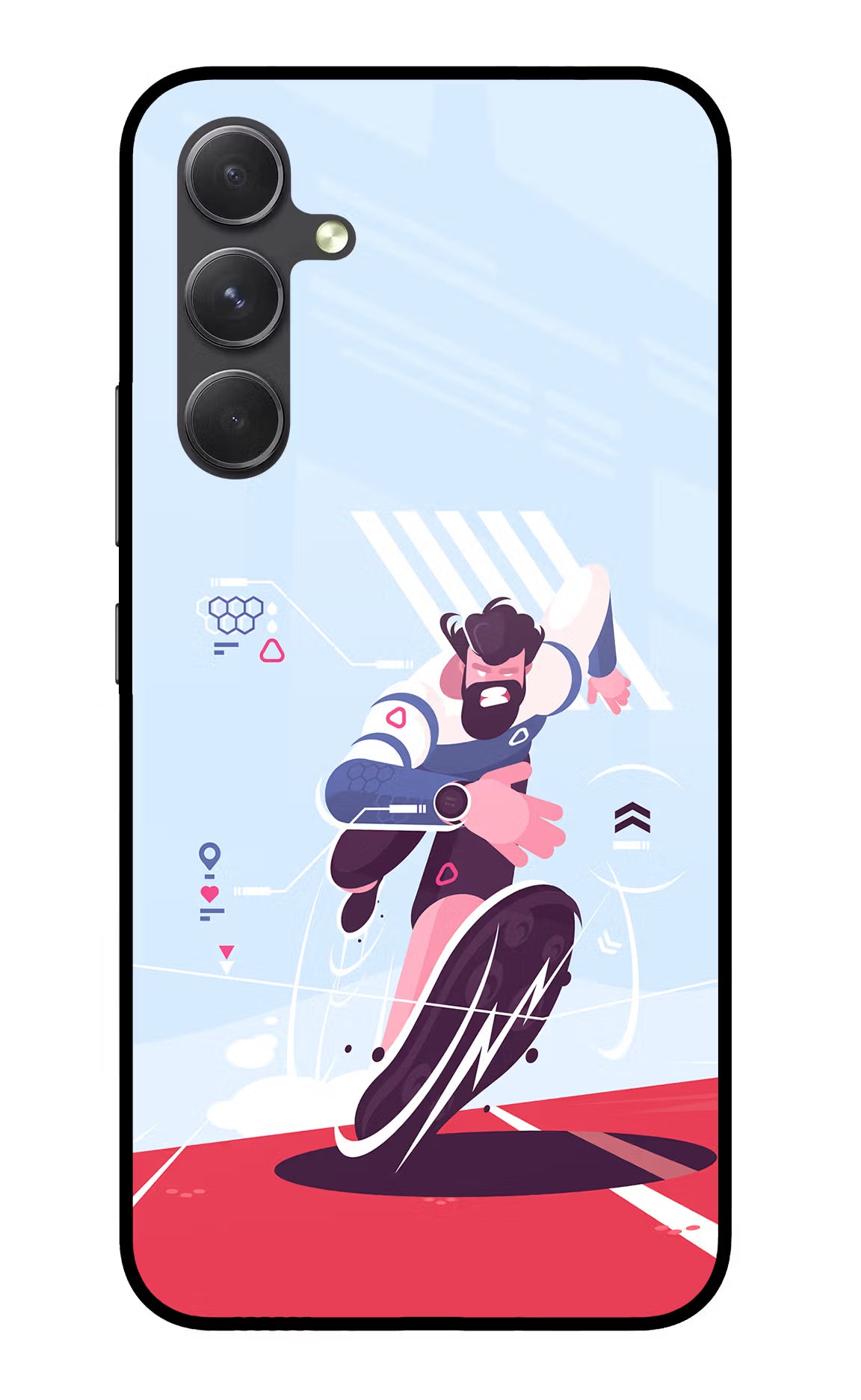 Run Pro Samsung A54 5G Glass Case - Run Pro Samsung A54 5G Glass Case Run Pro Samsung A54 5G Glass Case