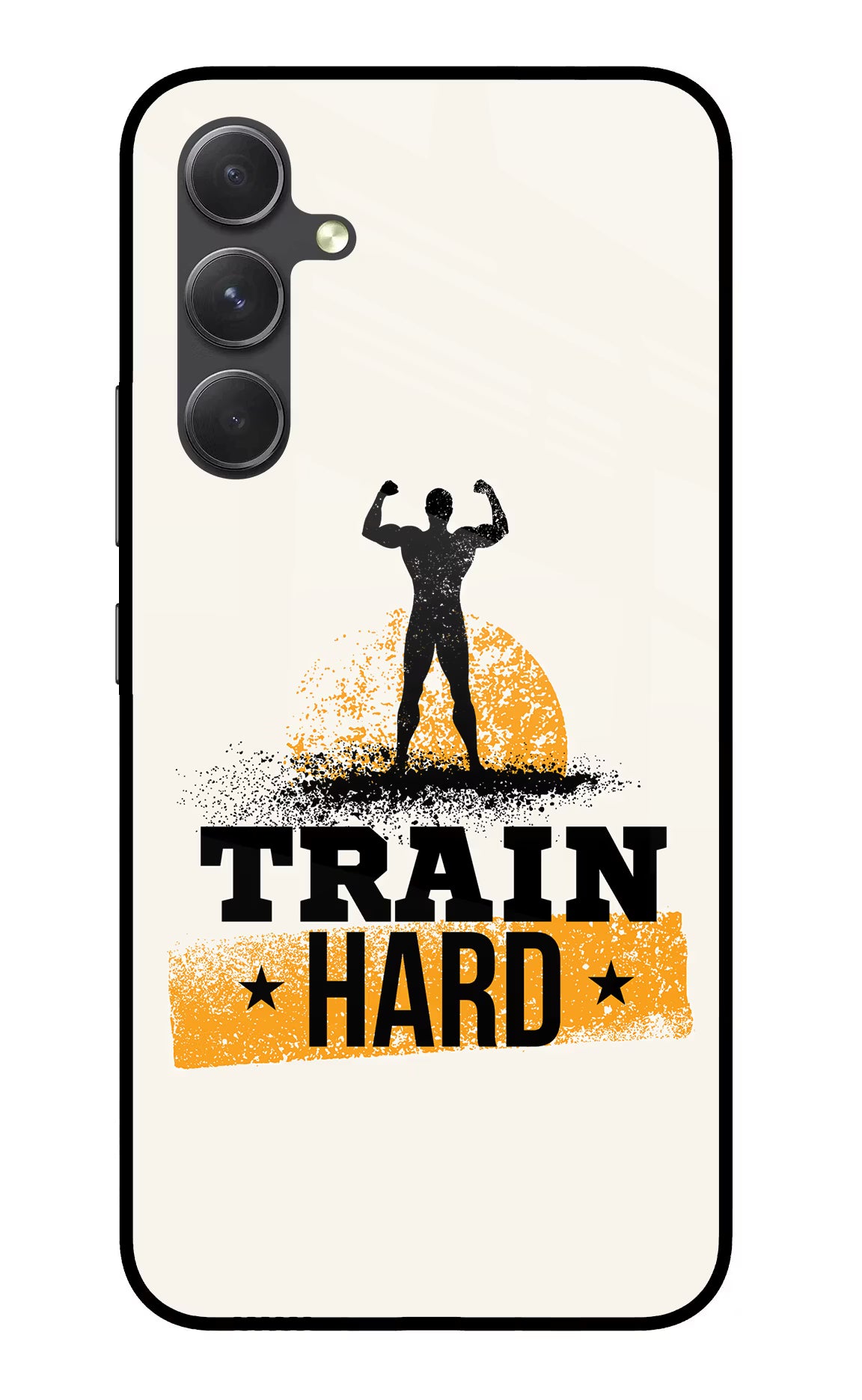 Train Hard Samsung A54 5G Glass Case - Train Hard Samsung A54 5G Glass Case Train Hard Samsung A54 5G Glass Case