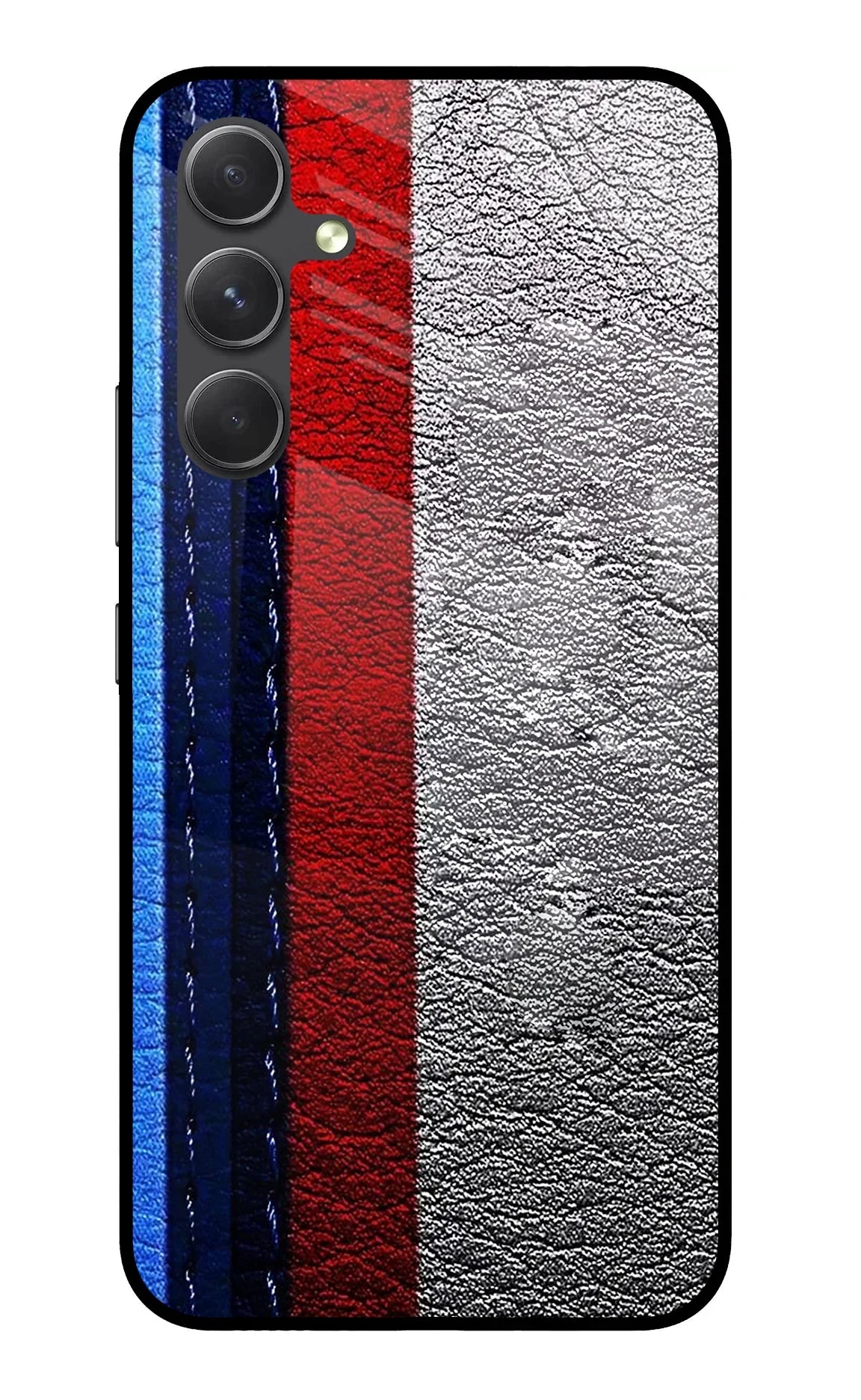 BMW Stripes Samsung A54 5G Glass Case - BMW Stripes Samsung A54 5G Glass Case BMW Stripes Samsung A54 5G Glass Case