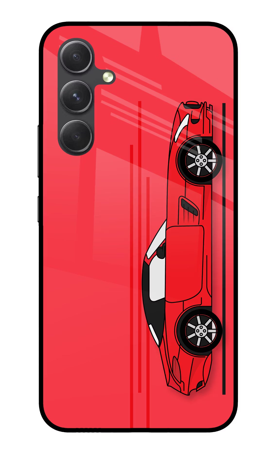 Red Velocity Samsung A54 5G Glass Case - Red Velocity Samsung A54 5G Glass Case Red Velocity Samsung A54 5G Glass Case
