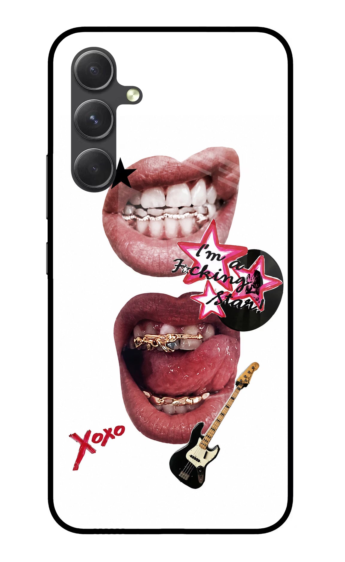 Rockstar Samsung A54 5G Glass Case - Rockstar Samsung A54 5G Glass Case Rockstar Samsung A54 5G Glass Case
