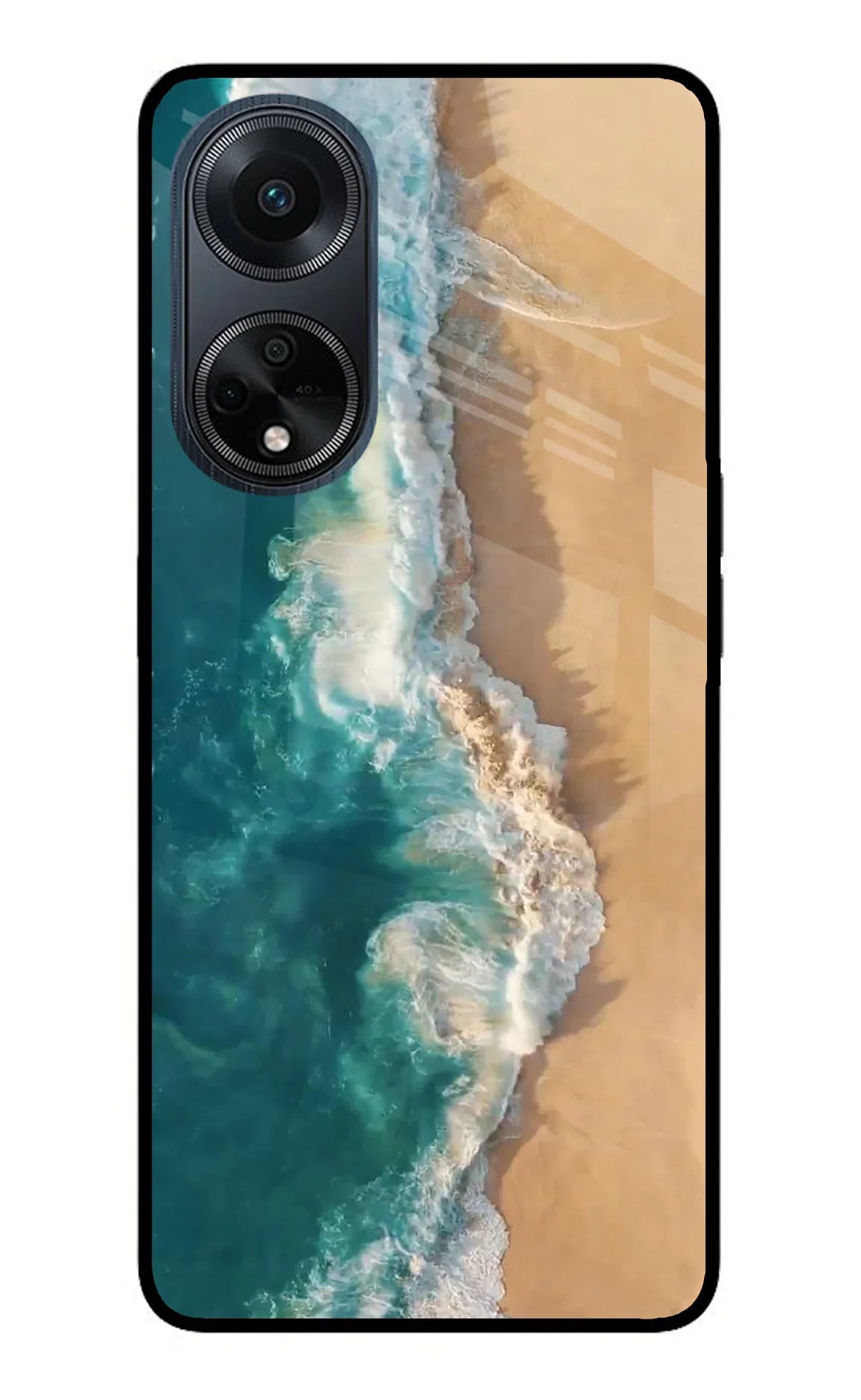 Ocean Beach Oppo F23 Glass Case - Ocean Beach Oppo F23 Glass Case Ocean Beach Oppo F23 Glass Case