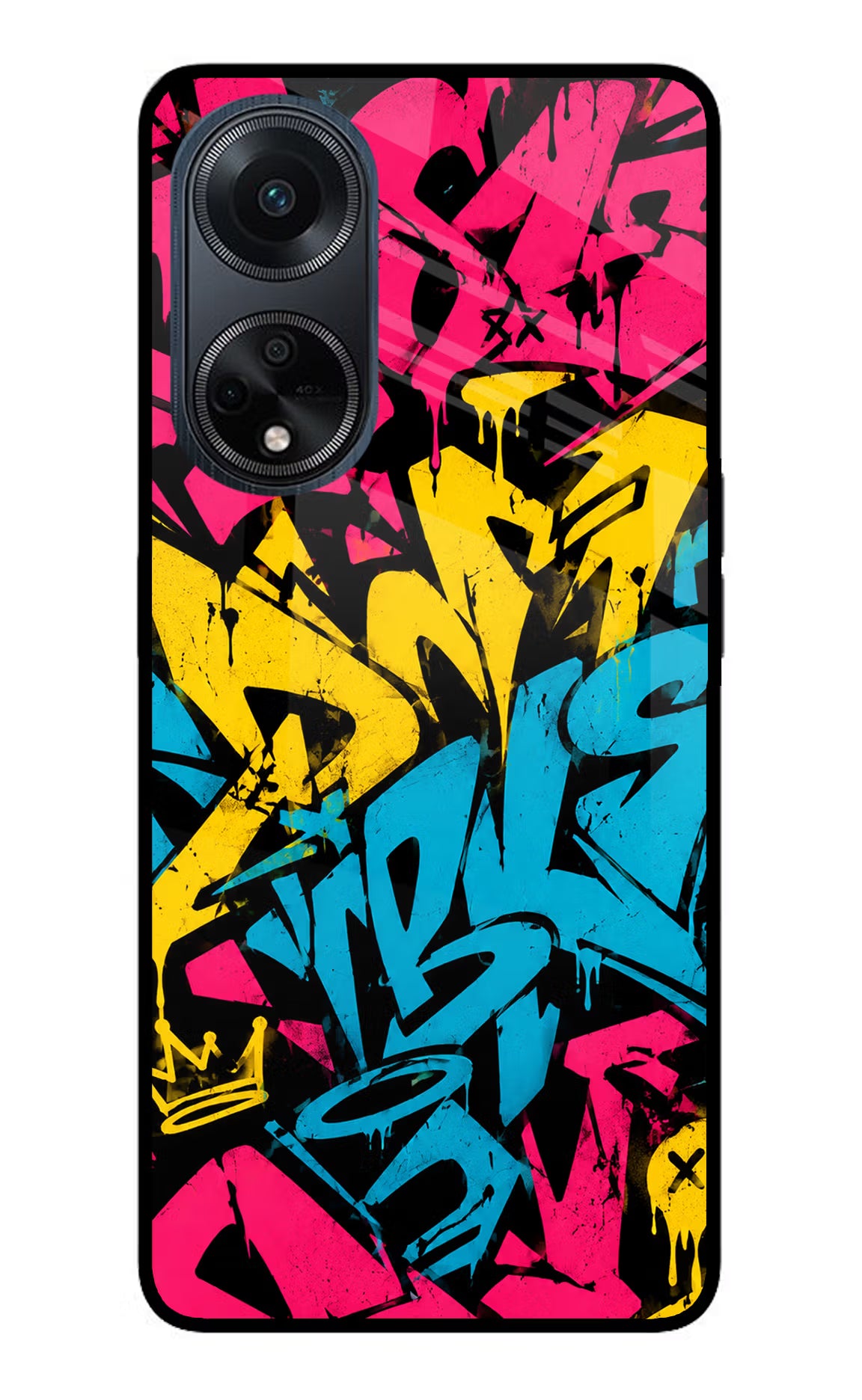 Graffiti Vibe Oppo F23 Glass Case - Graffiti Vibe Oppo F23 Glass Case Graffiti Vibe Oppo F23 Glass Case