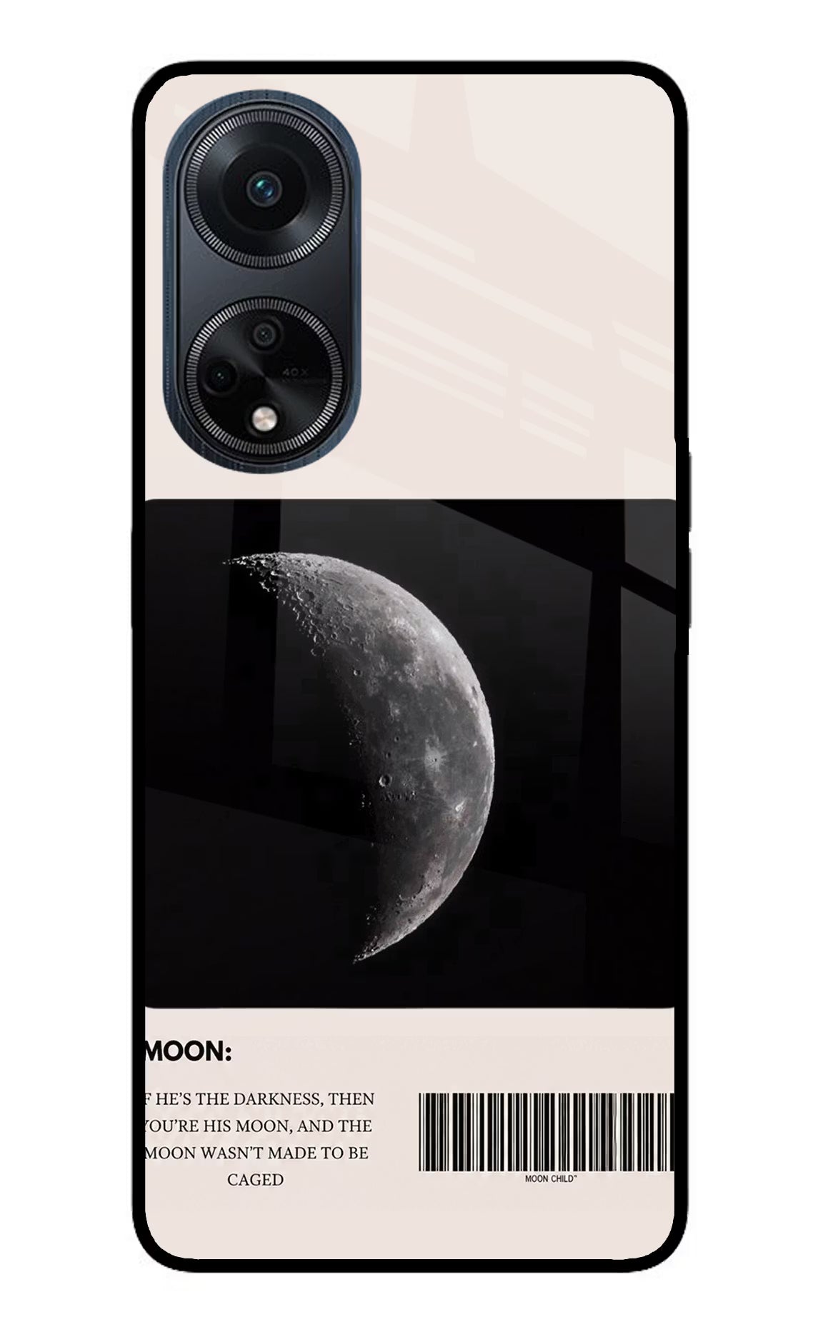 Moon Phase Oppo F23 Glass Case - Moon Phase Oppo F23 Glass Case Moon Phase Oppo F23 Glass Case