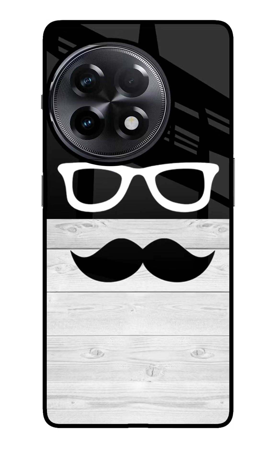 Mustache OnePlus 11R Glass Case - Mustache OnePlus 11R Glass Case Mustache OnePlus 11R Glass Case