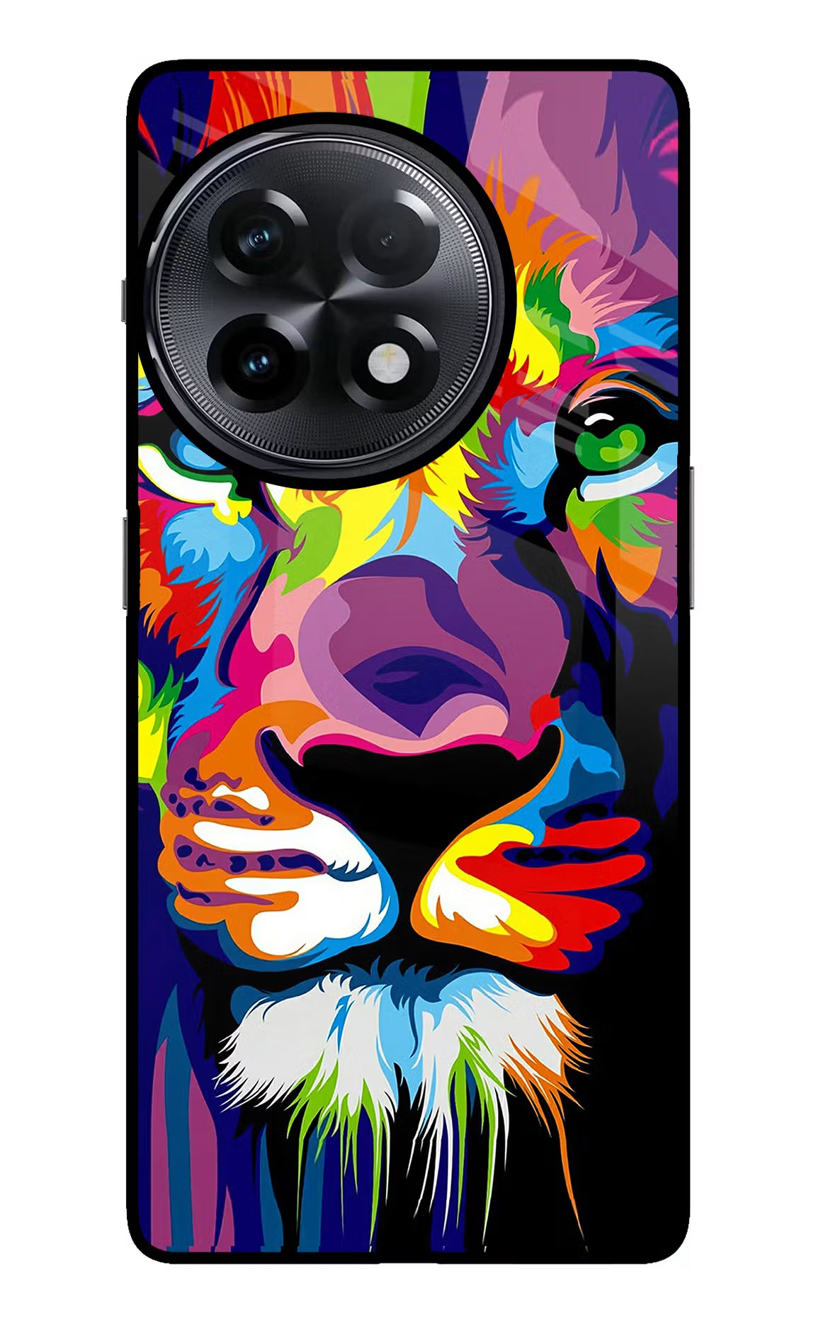 Lion OnePlus 11R Glass Case - Lion OnePlus 11R Glass Case Lion OnePlus 11R Glass Case