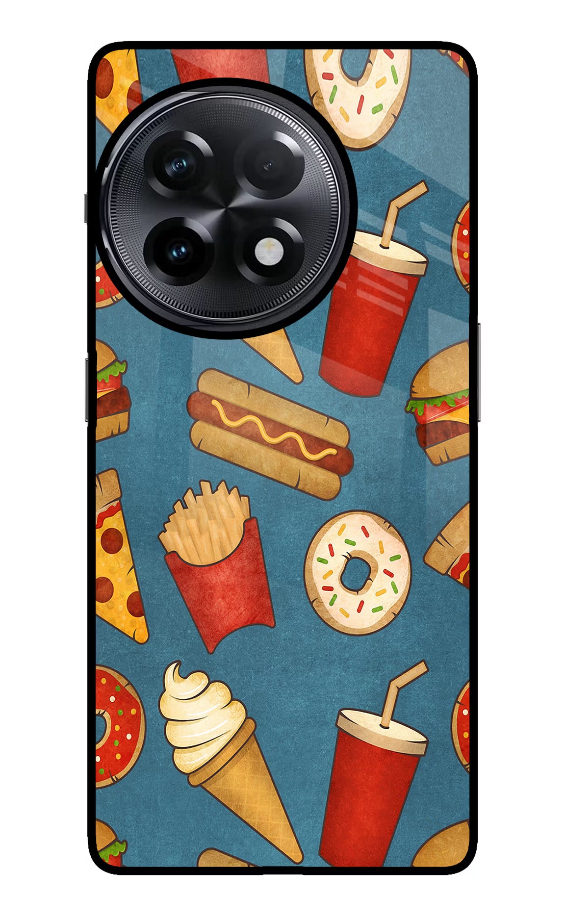 Foodie OnePlus 11R Glass Case - Foodie OnePlus 11R Glass Case Foodie OnePlus 11R Glass Case