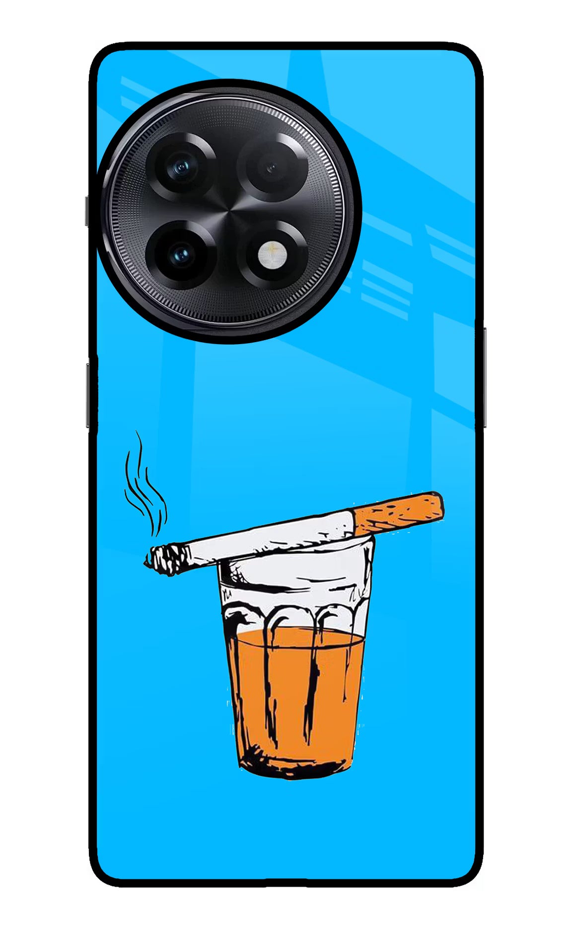 Chai Sutta OnePlus 11R Glass Case - Chai Sutta OnePlus 11R Glass Case Chai Sutta OnePlus 11R Glass Case