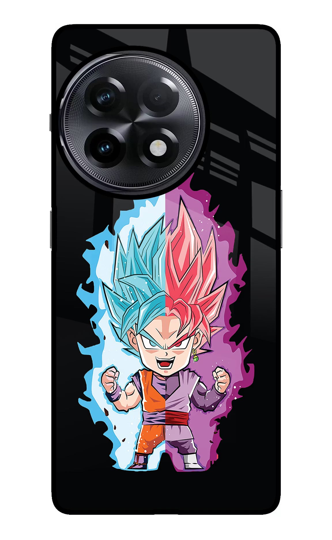 Chota Goku OnePlus 11R Glass Case - Chota Goku OnePlus 11R Glass Case Chota Goku OnePlus 11R Glass Case