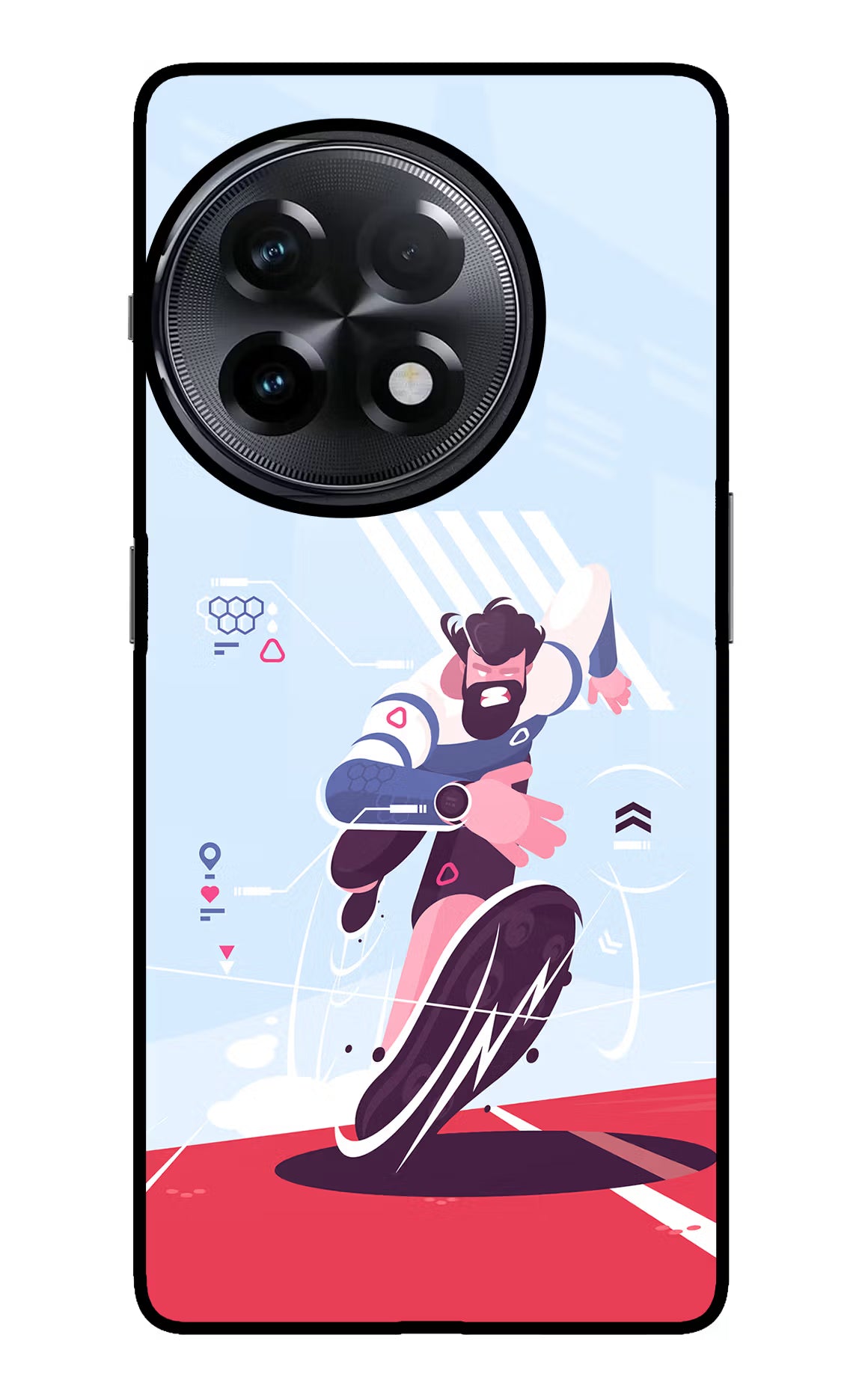 Run Pro OnePlus 11R Glass Case - Run Pro OnePlus 11R Glass Case Run Pro OnePlus 11R Glass Case