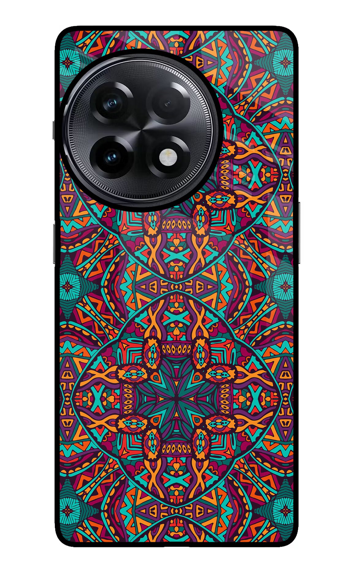 Colour Mandala OnePlus 11R Glass Case - Colour Mandala OnePlus 11R Glass Case Colour Mandala OnePlus 11R Glass Case