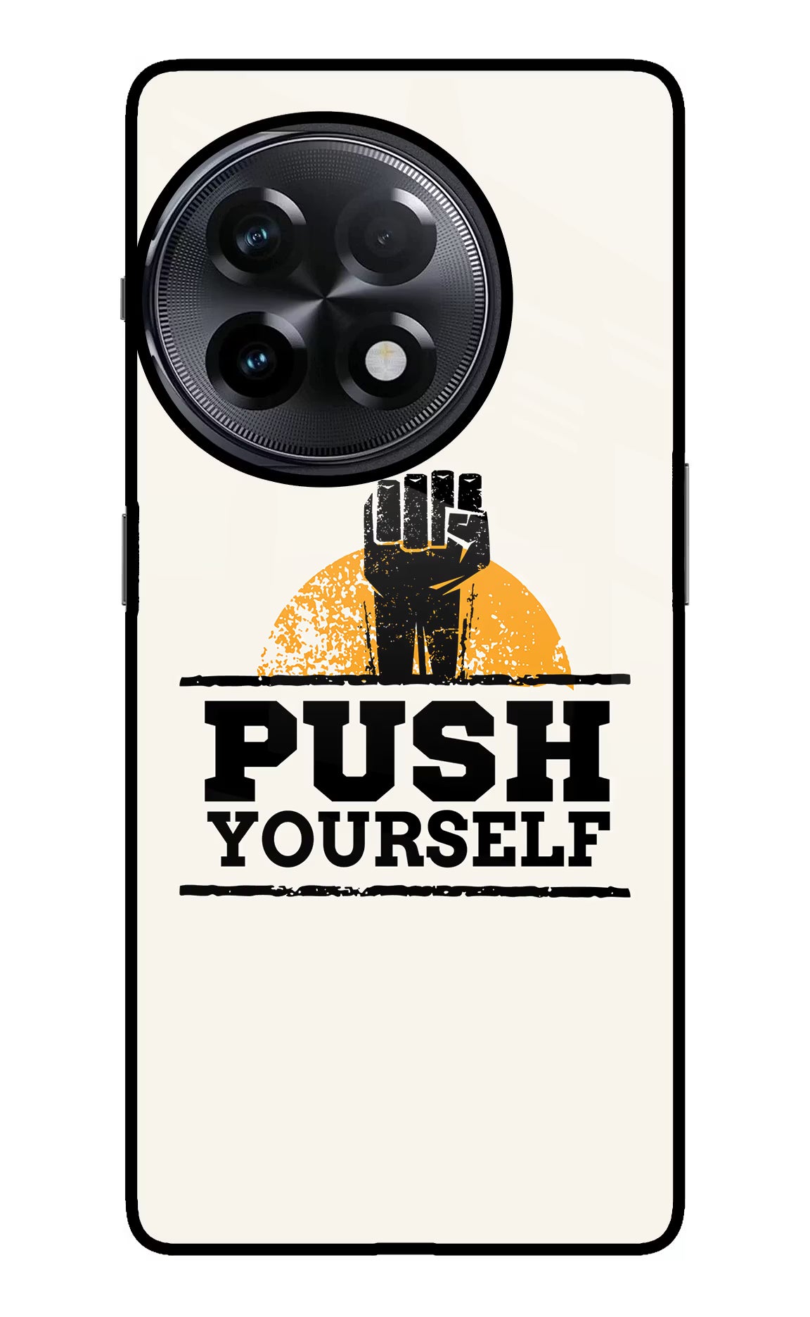 Push Yourself OnePlus 11R Glass Case - Push Yourself OnePlus 11R Glass Case Push Yourself OnePlus 11R Glass Case