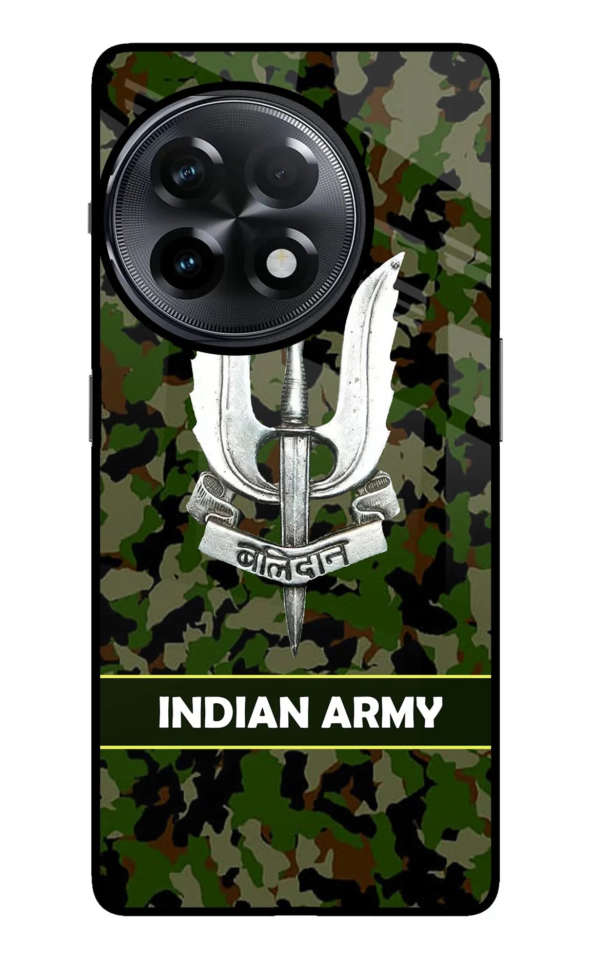 Balidan Indian Logo OnePlus 11R Glass Case - Balidan Indian Logo OnePlus 11R Glass Case Balidan Indian Logo OnePlus 11R Glass Case