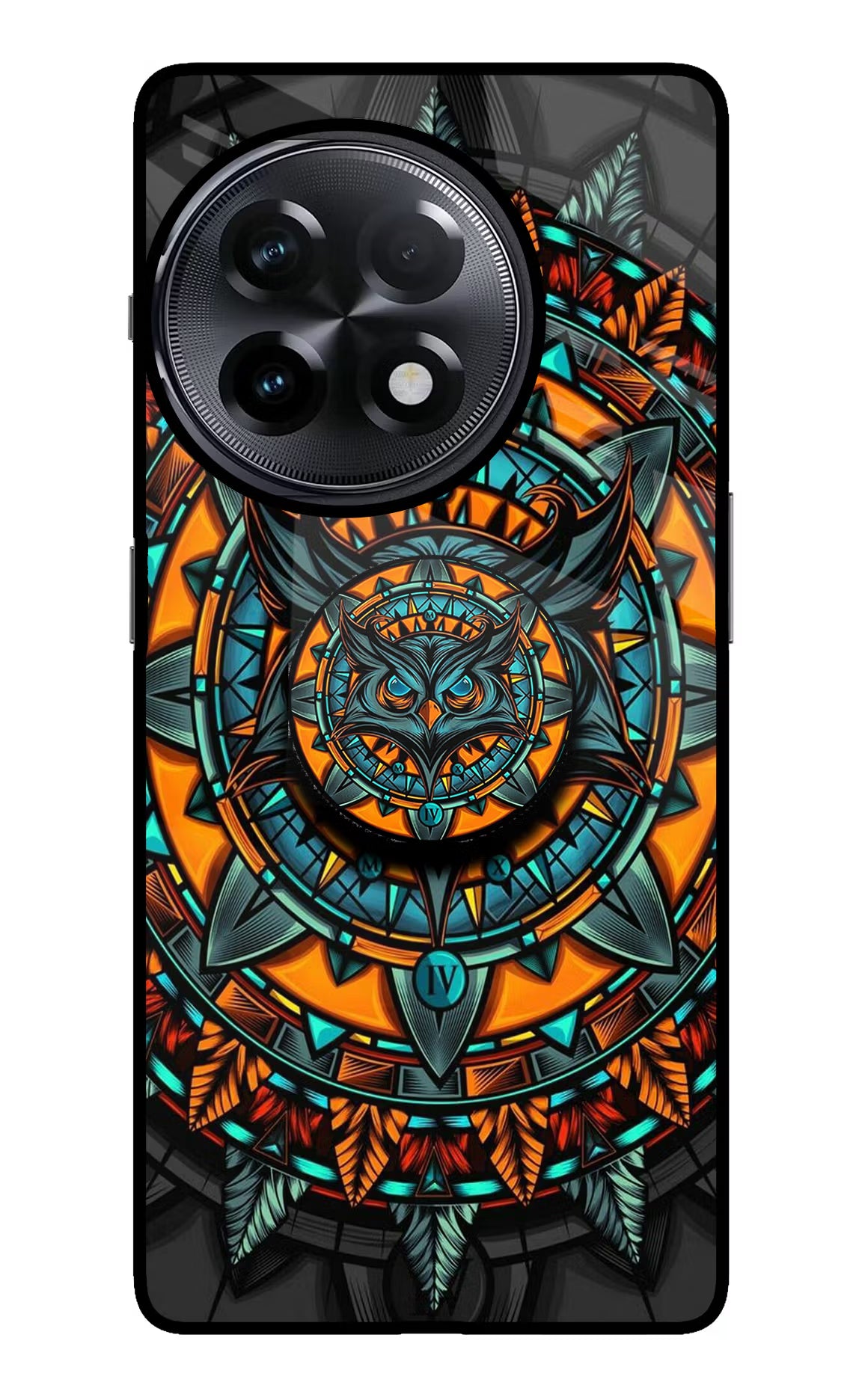 Angry Owl OnePlus 11R Glass Case - Angry Owl OnePlus 11R Glass Case Angry Owl OnePlus 11R Glass Case